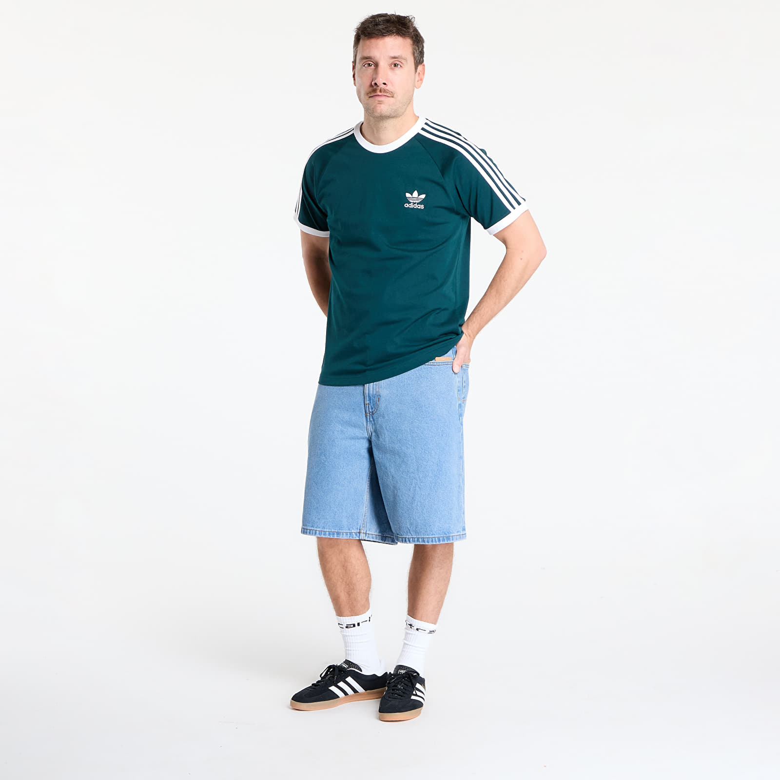 Мъжки тениски adidas Adicolor Classics 3-Stripes T-Shirt Aurora Ivy