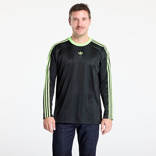 T-särk adidas Jacquard Longsleeve Jersey Black/ Siggnr