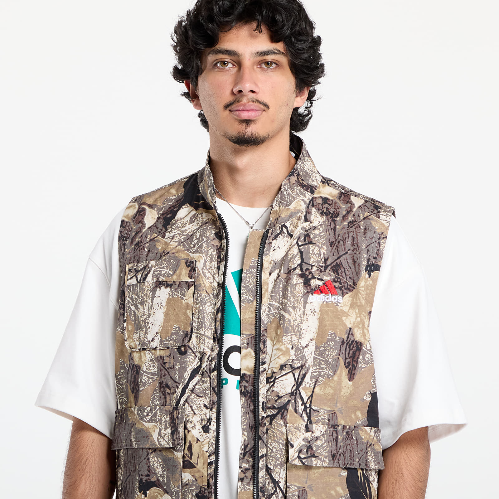 Meeste vestid adidas Originals Camo Vest AOP Camo