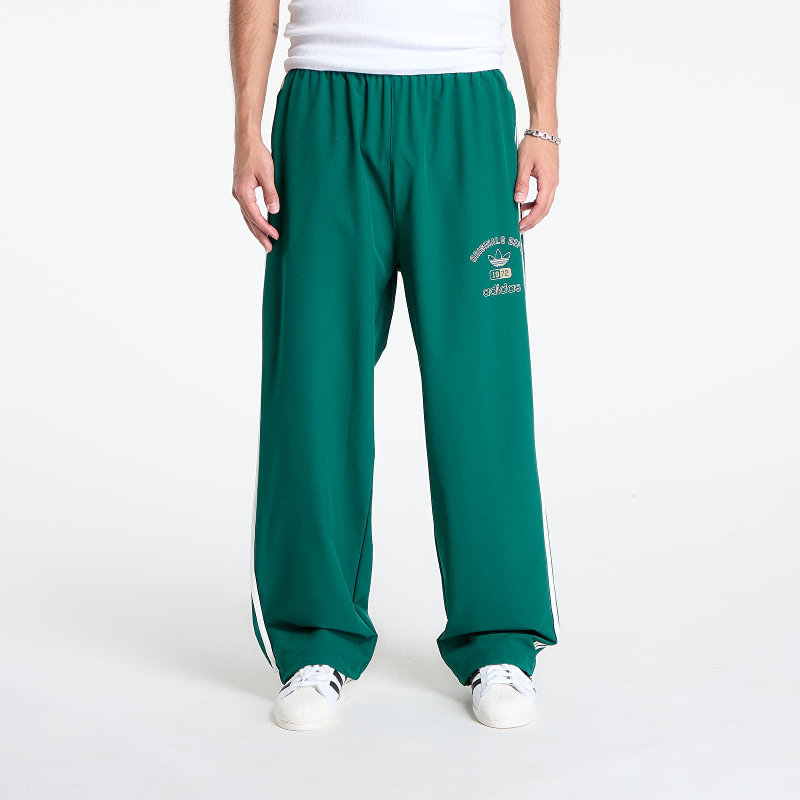 Παντελόνια adidas Originals Dept. Woven Firebird Track Pant Collegiate Green XL