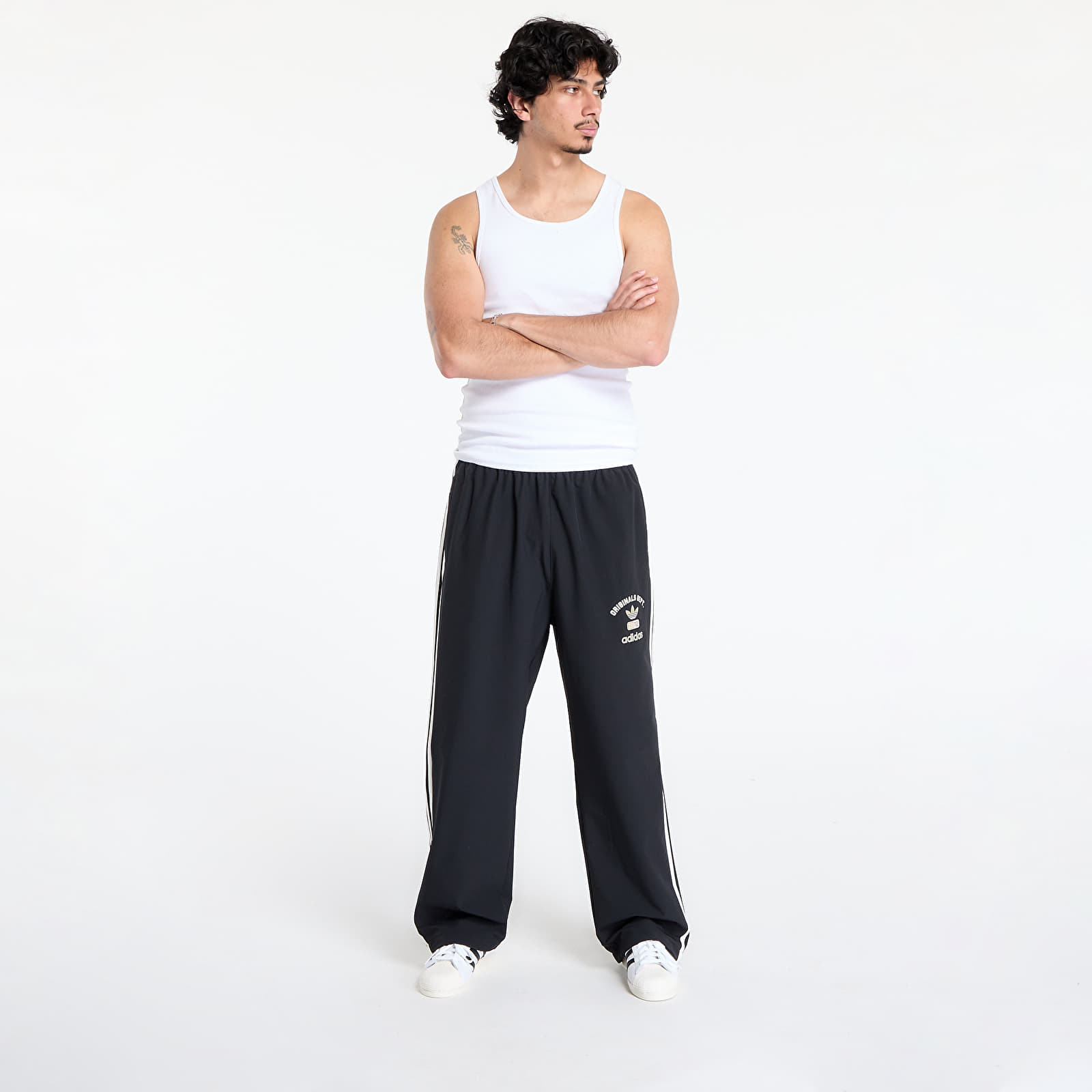 Muške hlače adidas Originals Dept. Woven Firebird Track Pant Black