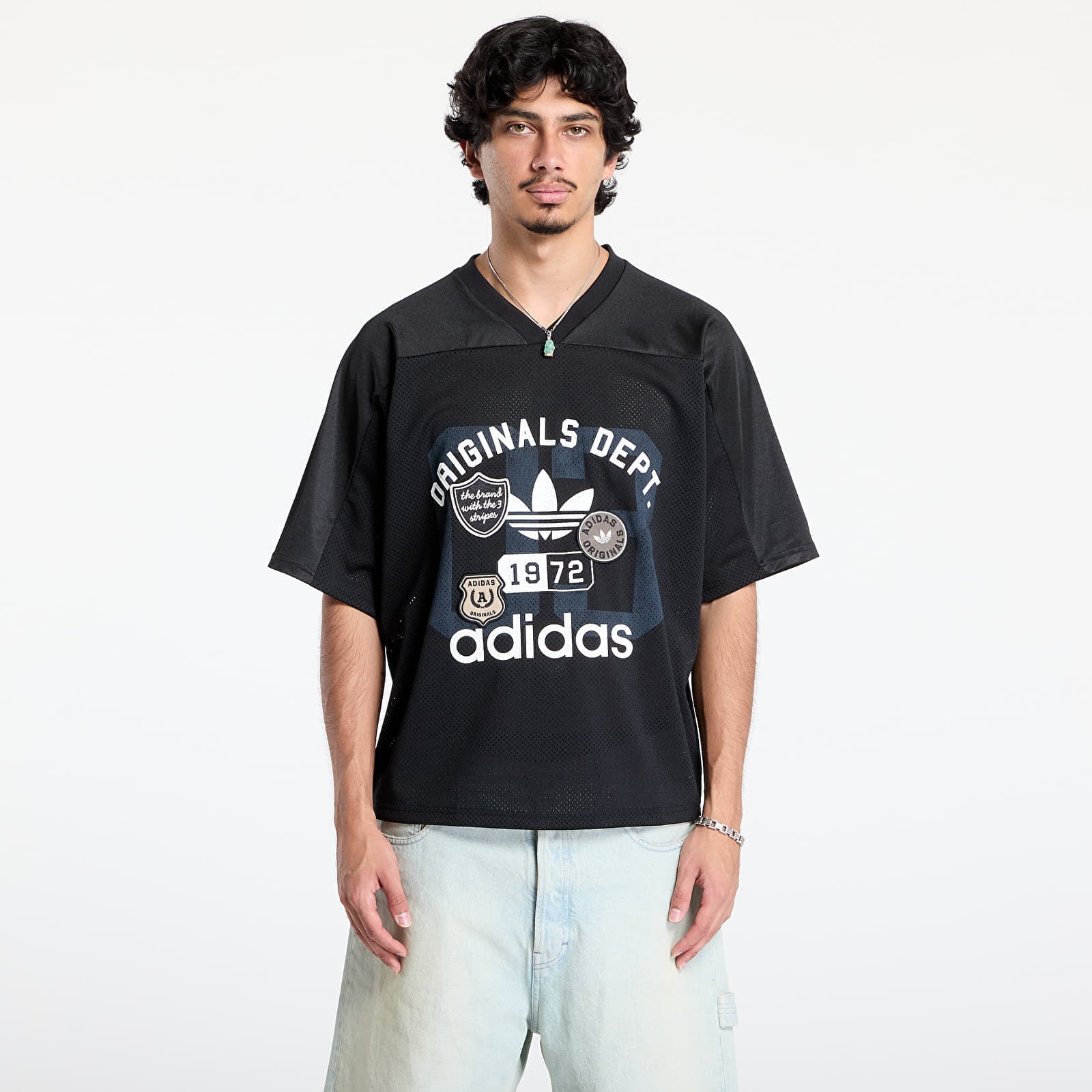 T-shirt adidas Originals Dept. Graphic Mesh Jersey Black M