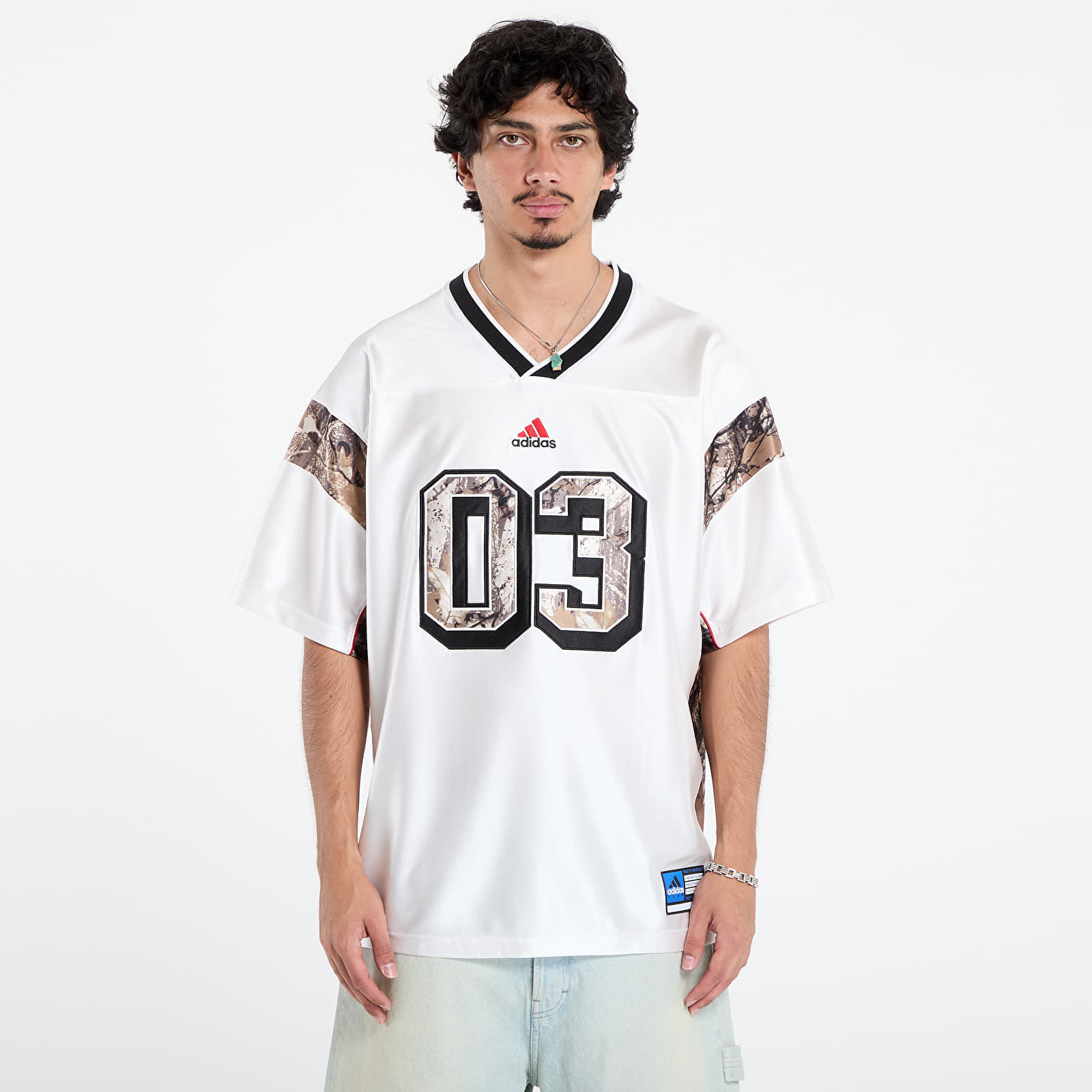 Jersey adidas Originals Camo Football Jersey Core White XL