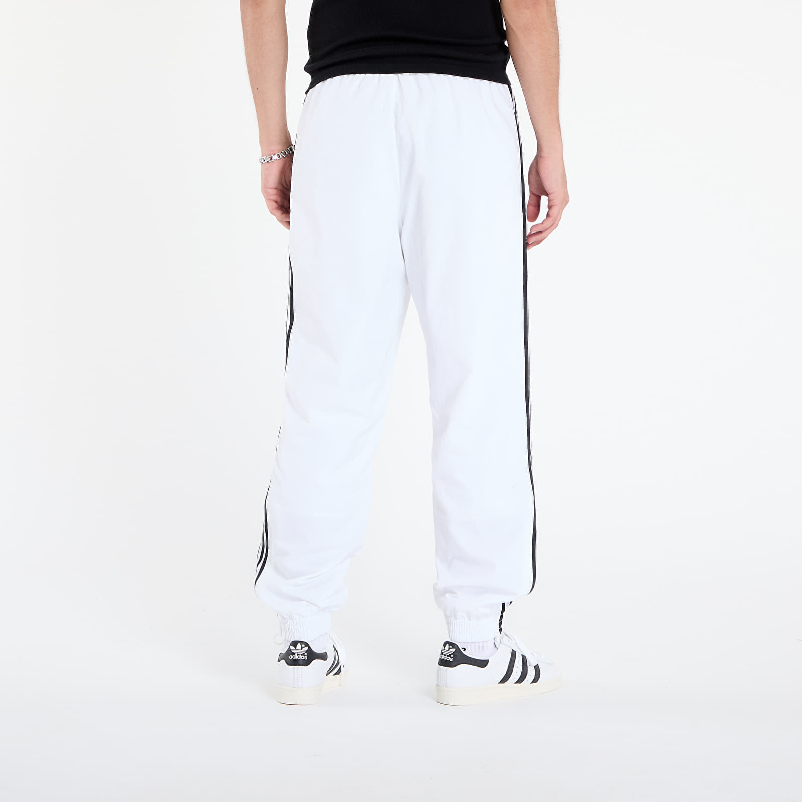 Παντελόνια adidas Adicolor Woven Firebird Track Tracksuit Bottoms White/ Black XXL