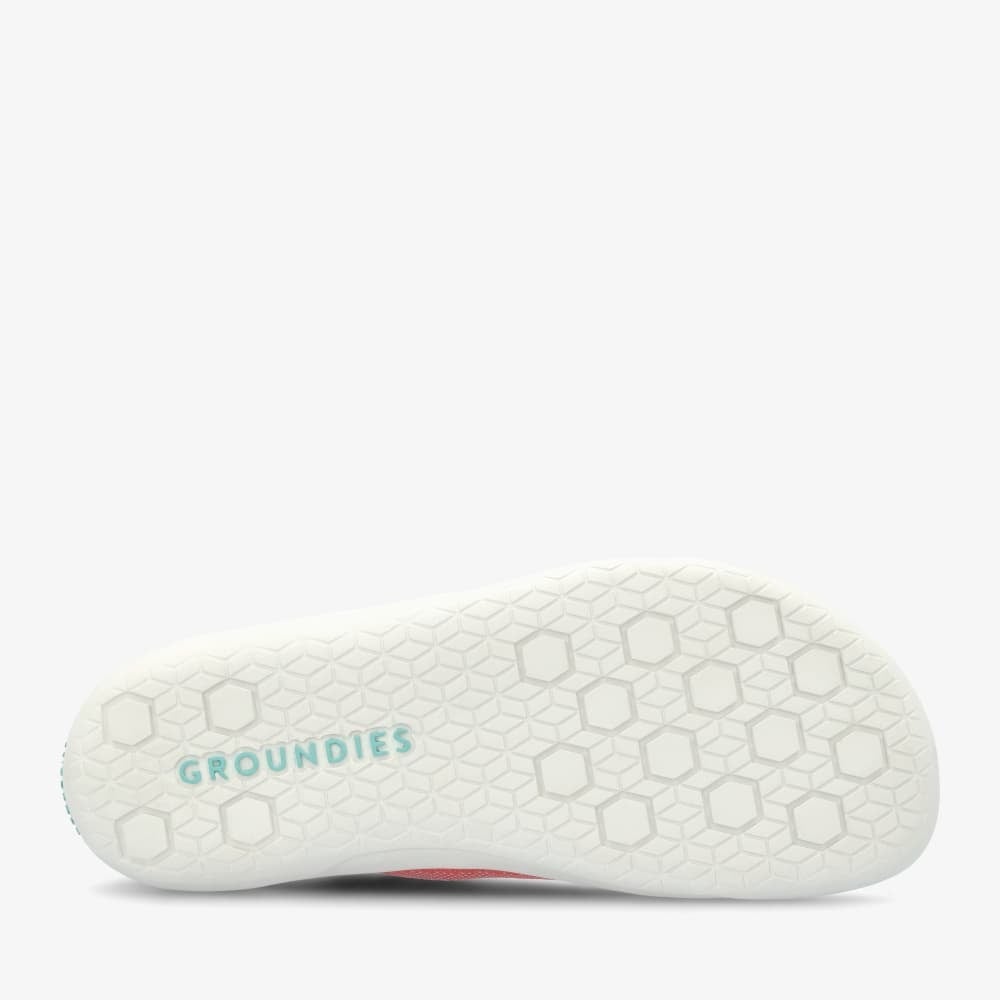 Naiste tossud ja kingad Groundies Active Knit Women Bright Peach/ Aqua