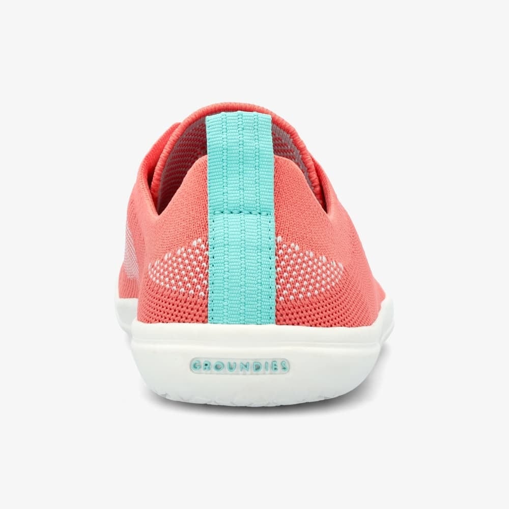 Naiste tossud ja kingad Groundies Active Knit Women Bright Peach/ Aqua