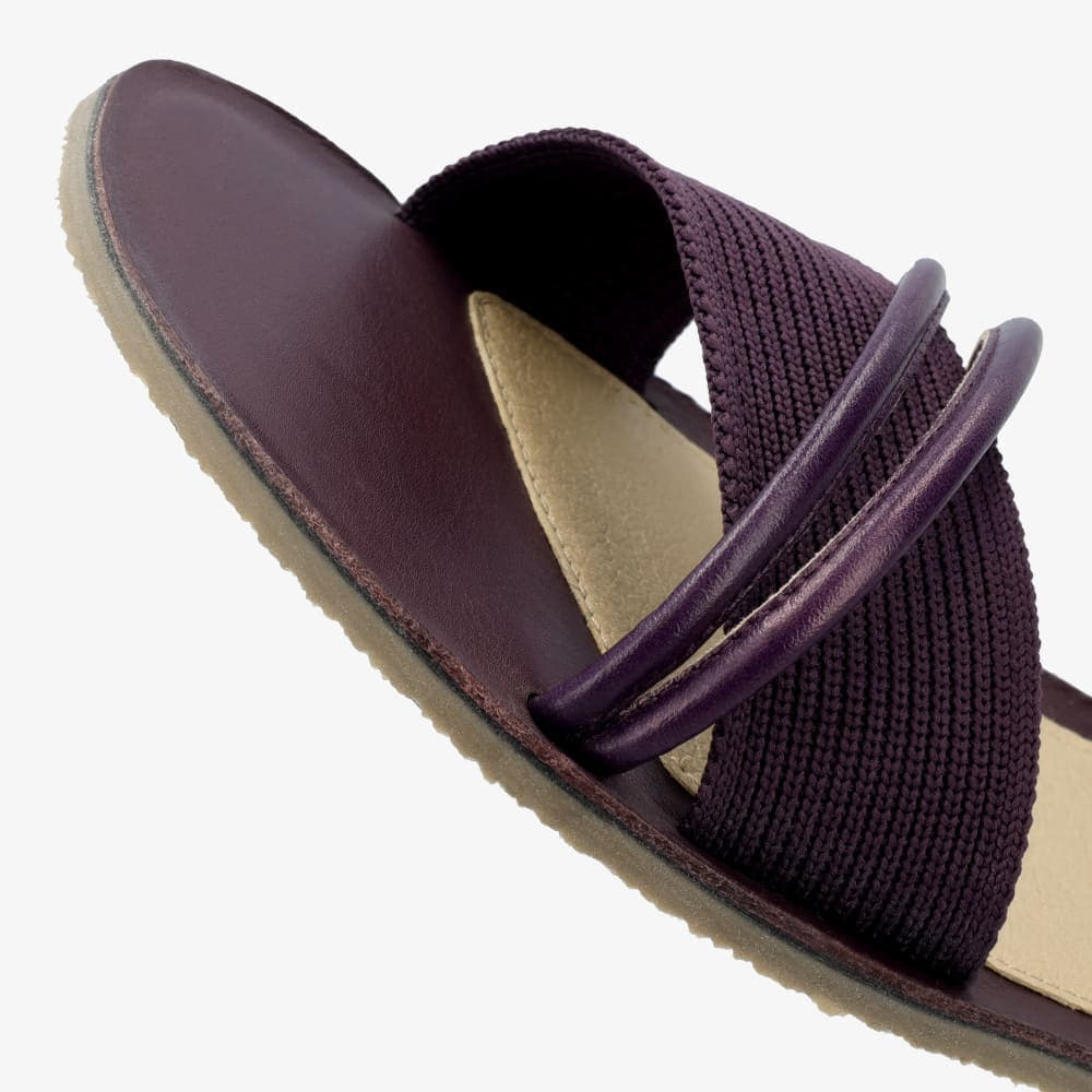 Naiste tossud ja kingad Groundies Corfu Women Dark Plum