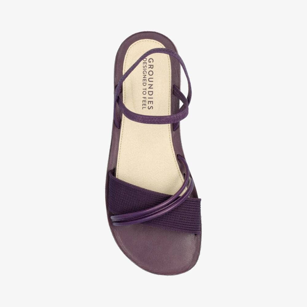 Naiste tossud ja kingad Groundies Corfu Women Dark Plum