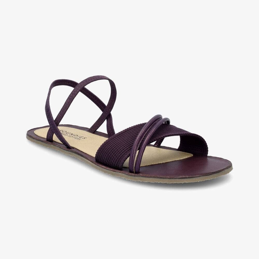 Naiste tossud ja kingad Groundies Corfu Women Dark Plum