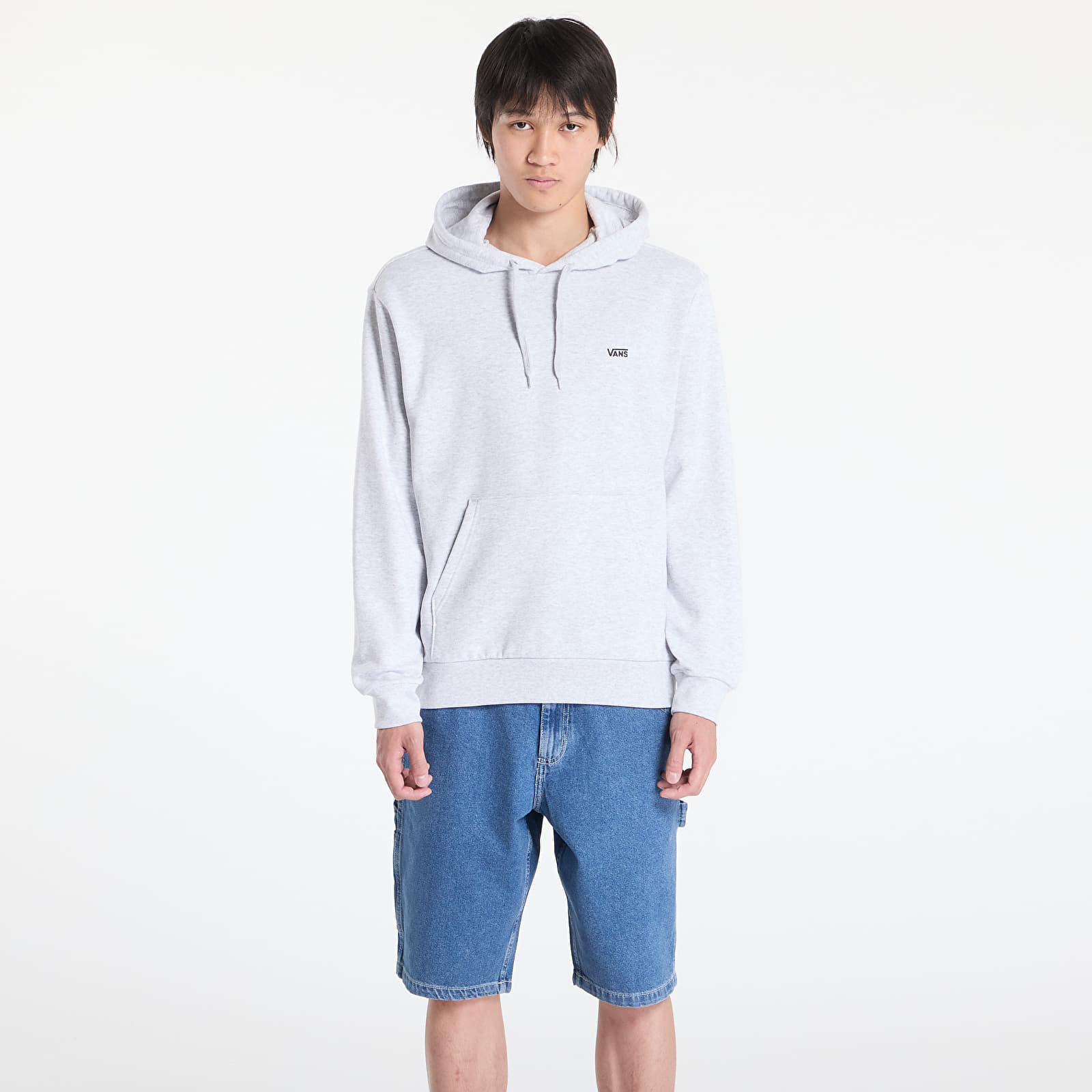 Sweatshirt Vans Left Chest Pull Over Hoodie Light Grey Heather XL