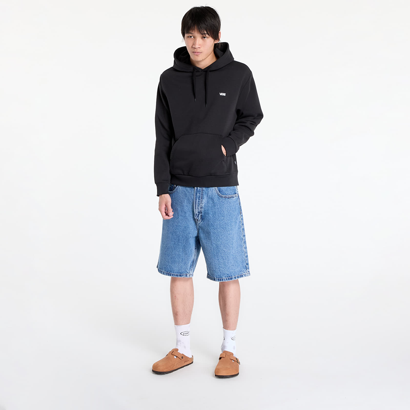 Meeste kampsunid Vans Left Chest Pull Over Hoodie Black