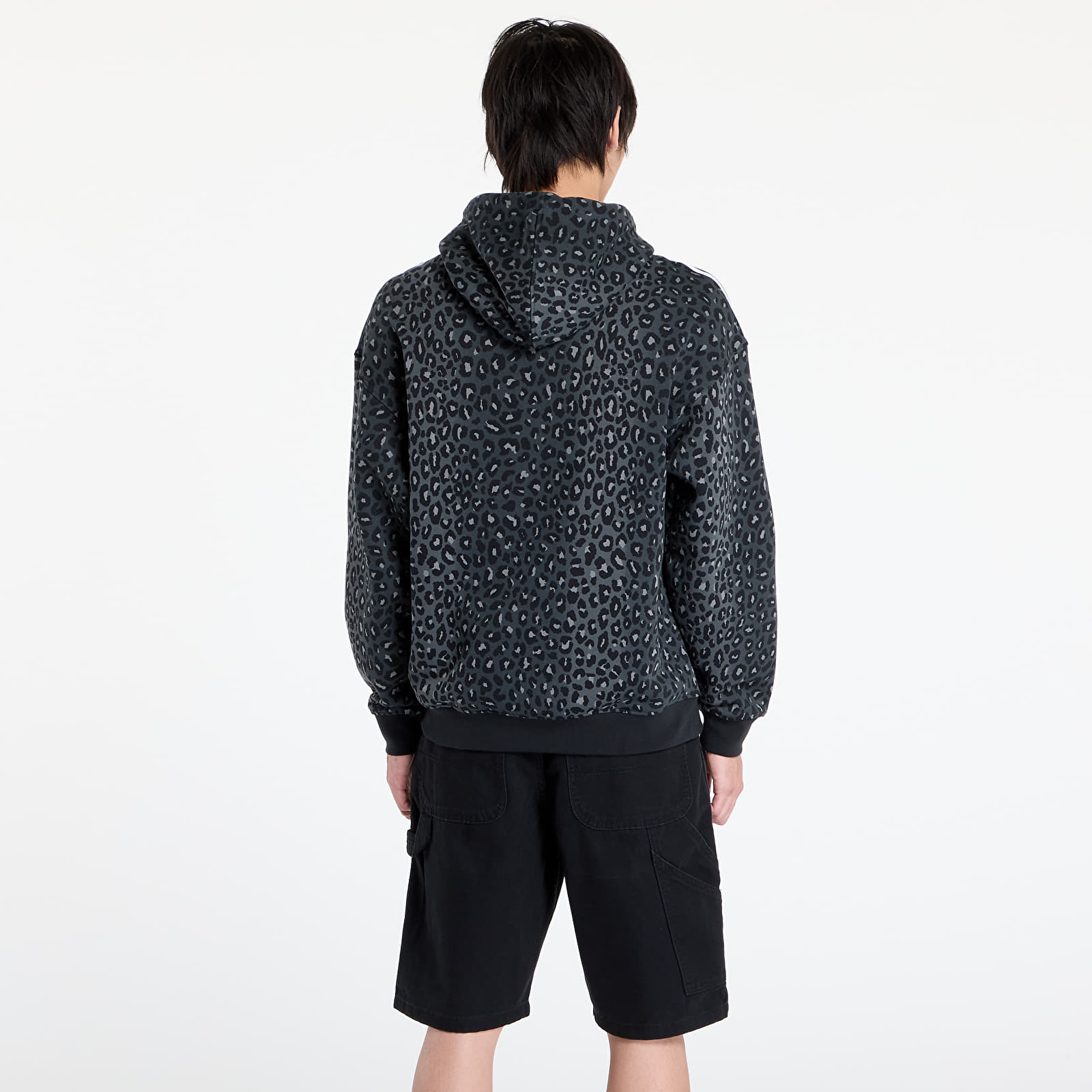 Meeste kampsunid adidas Graphic All Over Print Leo Hoodie Black