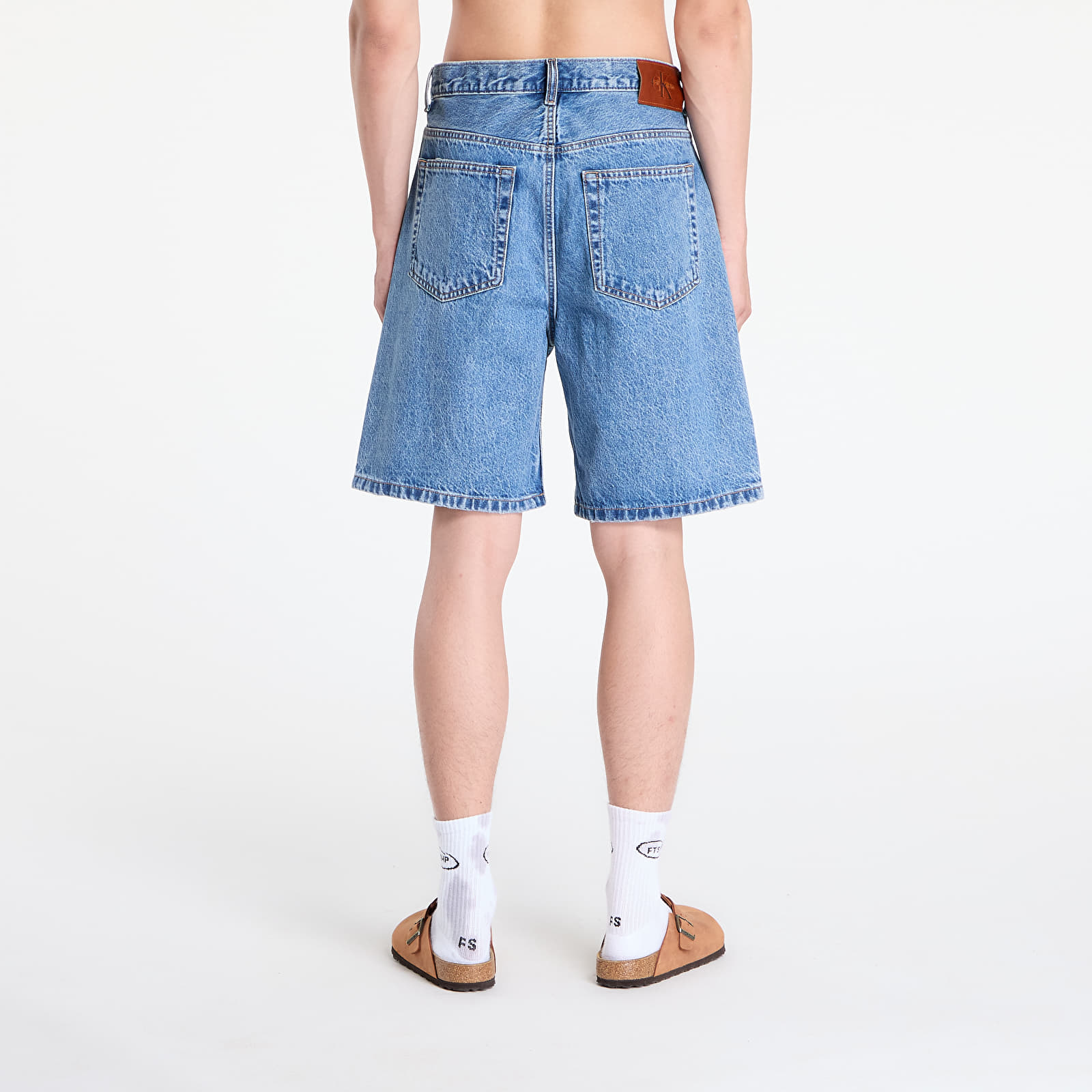 Meeste lühikesed püksid Calvin Klein Jeans 90S Mid Blue Stone Shorts Blue