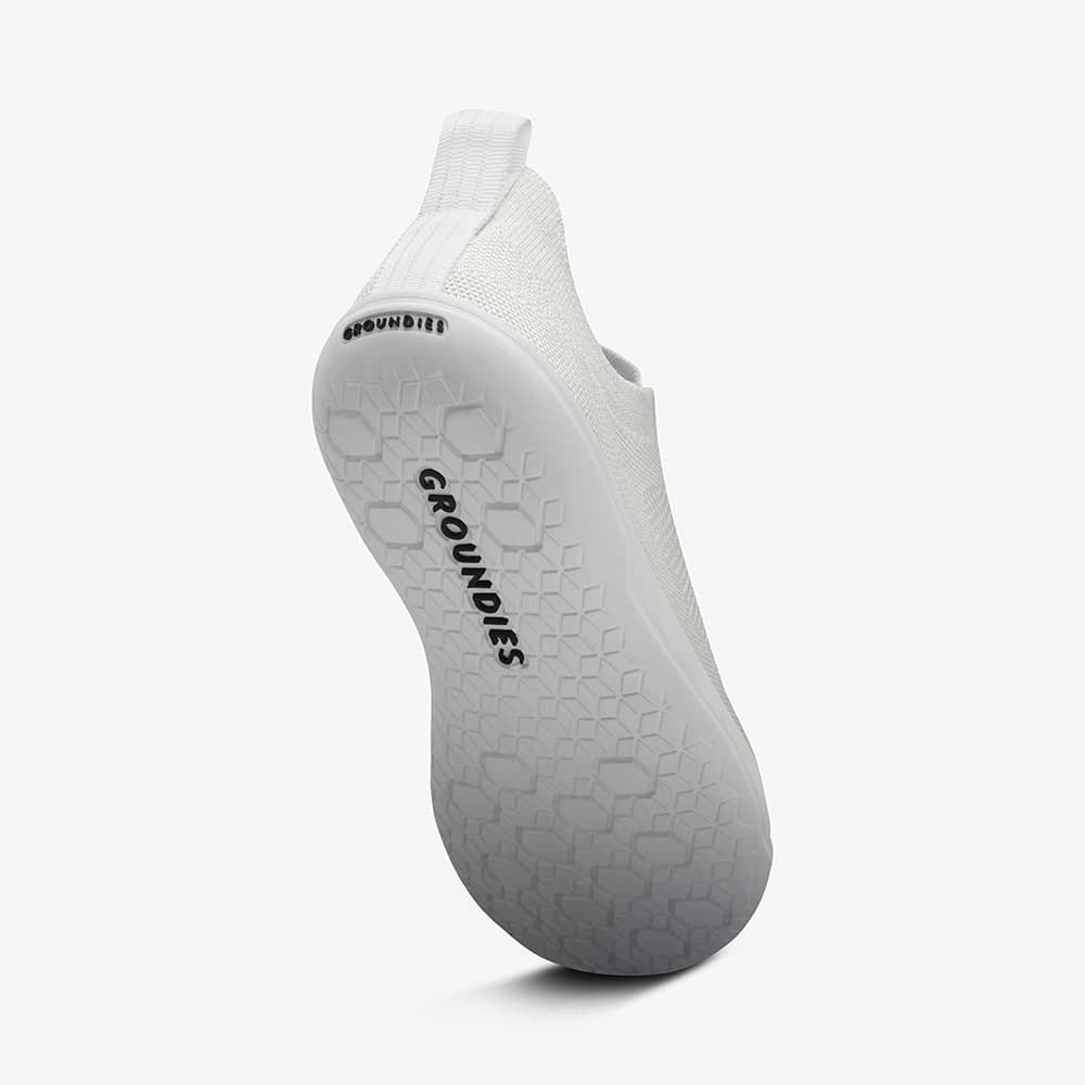 Naiste tossud ja kingad Groundies Active Knit Women White