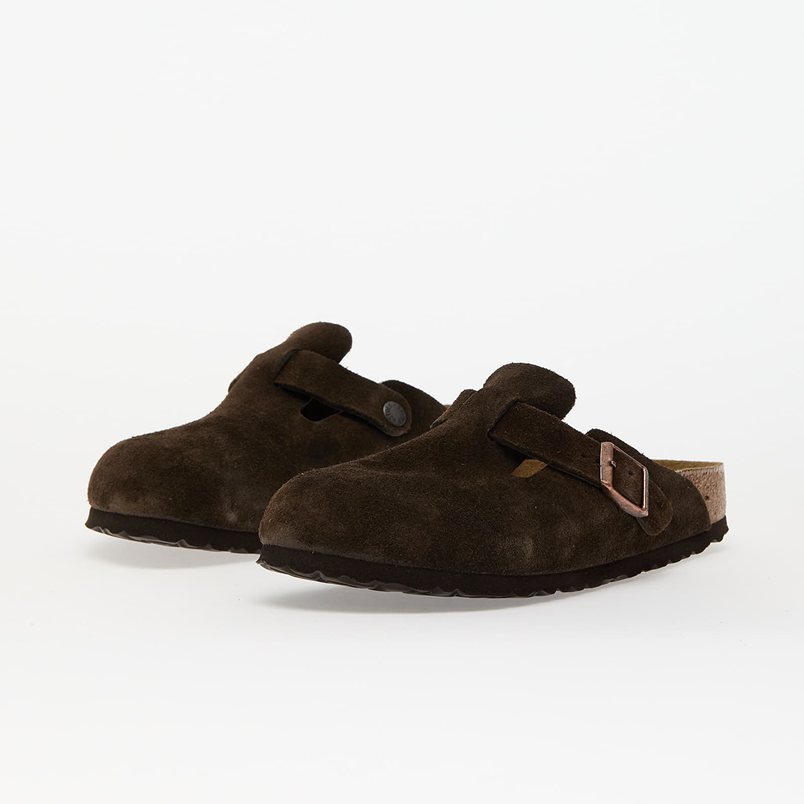 Naiste tossud ja kingad Birkenstock Boston SFB LEVE Mocca