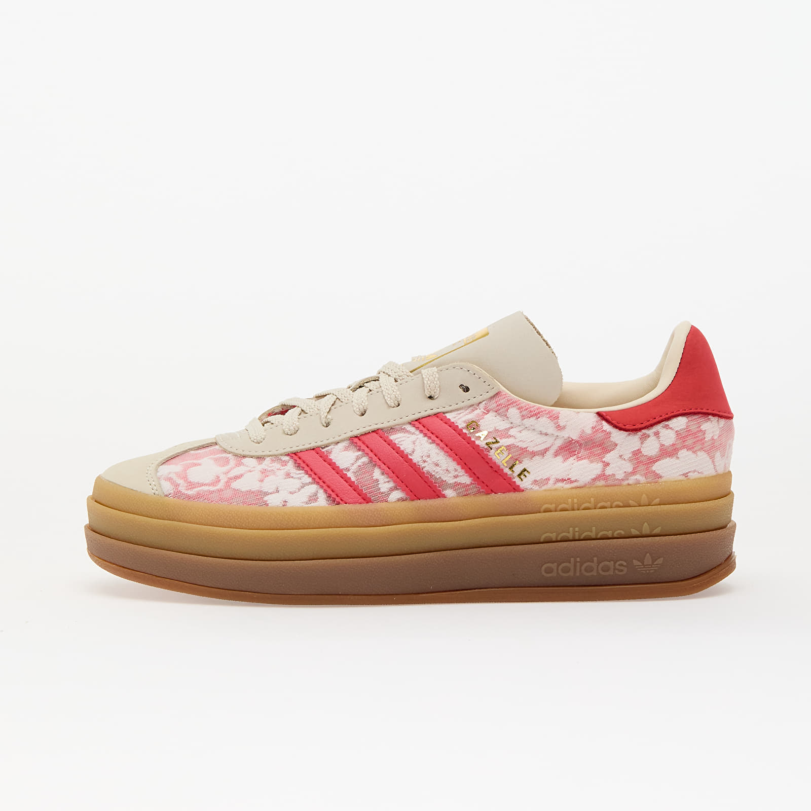 Naiste tossud ja kingad adidas x Liberty London Gazelle Bold W Ftw White/ Crew White/ Better Scarlet