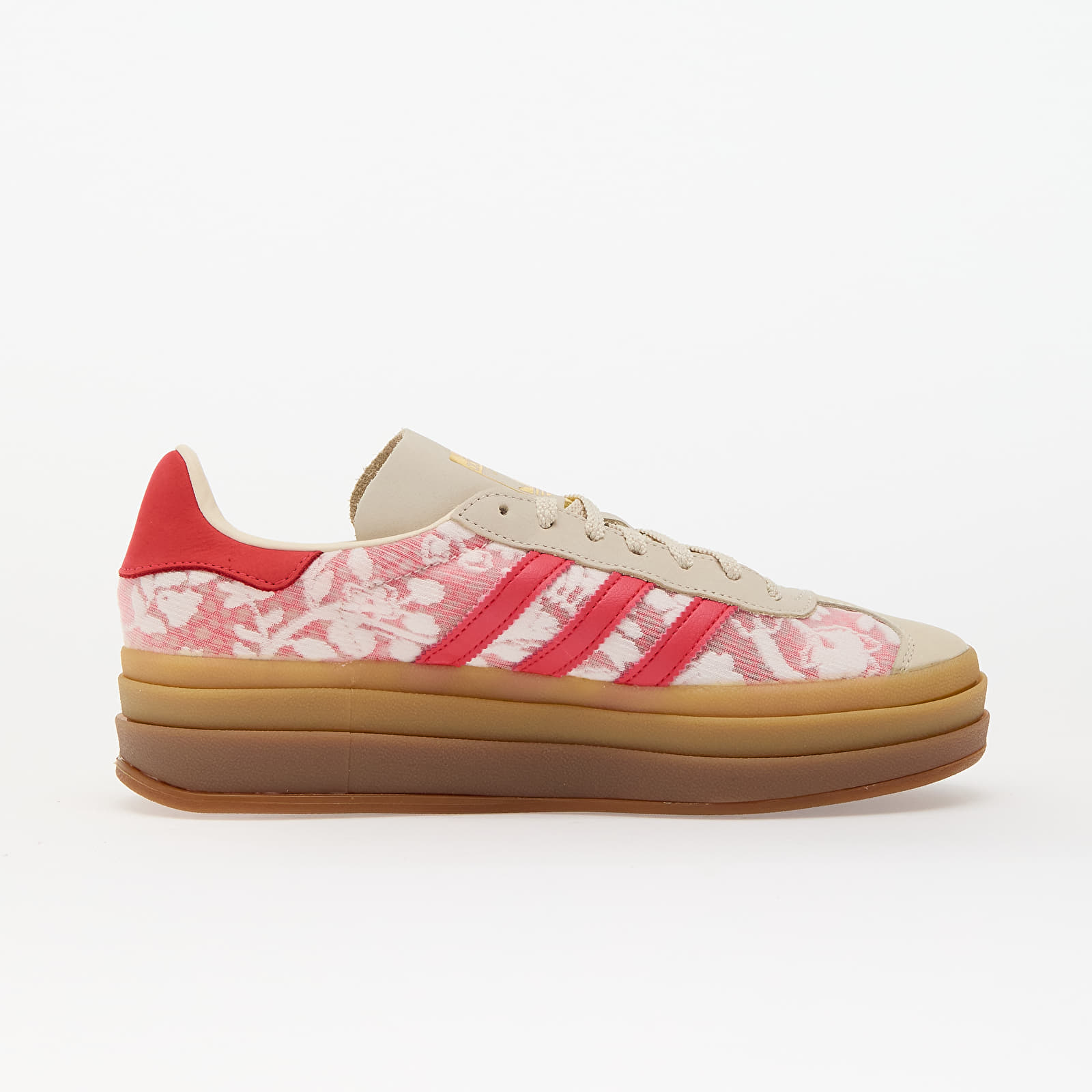 Naiste tossud ja kingad adidas x Liberty London Gazelle Bold W Ftw White/ Crew White/ Better Scarlet