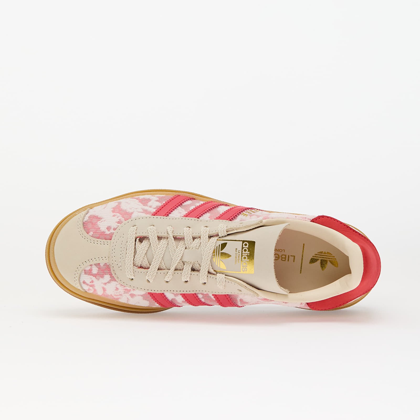Naiste tossud ja kingad adidas x Liberty London Gazelle Bold W Ftw White/ Crew White/ Better Scarlet