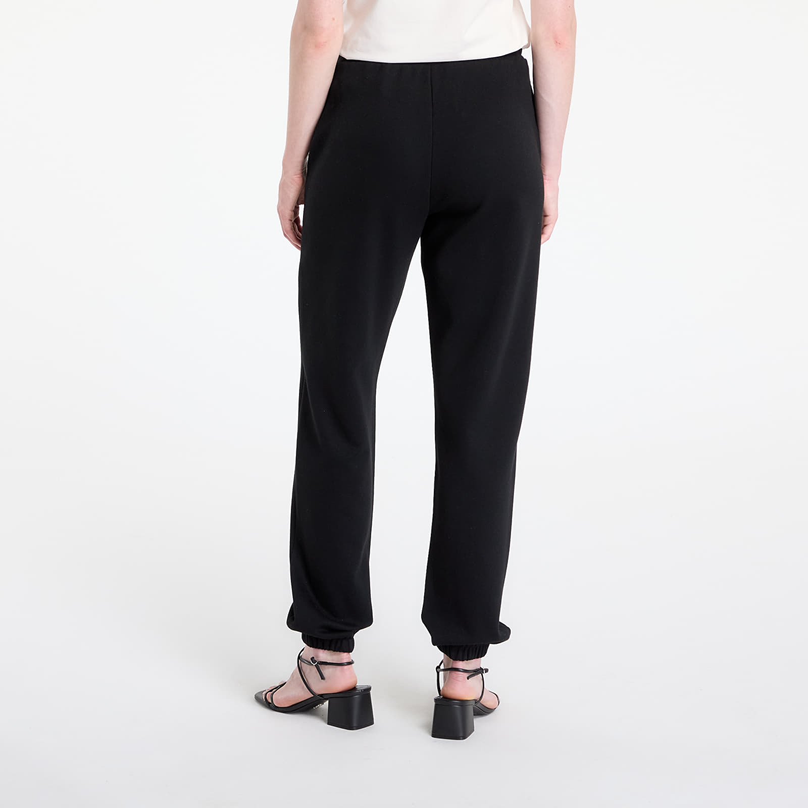 Trenerke GUESS Roberta Cuff Long Pants Black