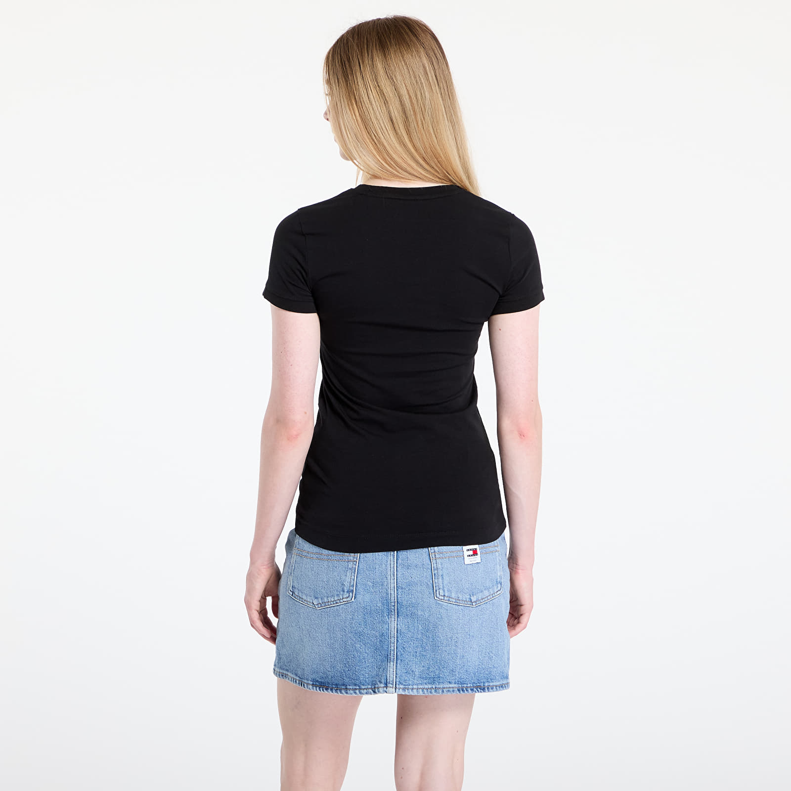 majice kratkih rukava GUESS Ss Cn Mini Triangle Black