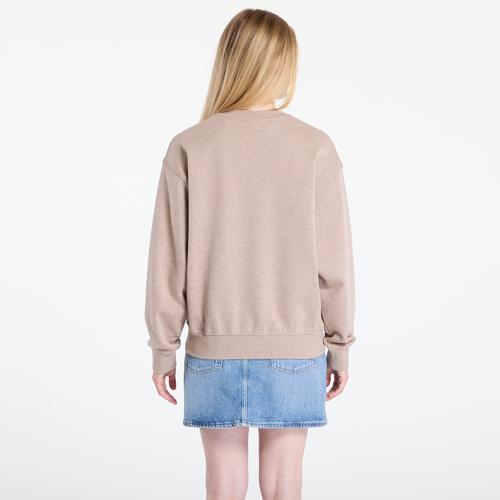 Dukserice GUESS Roberta Cn Sweatshirt Beige