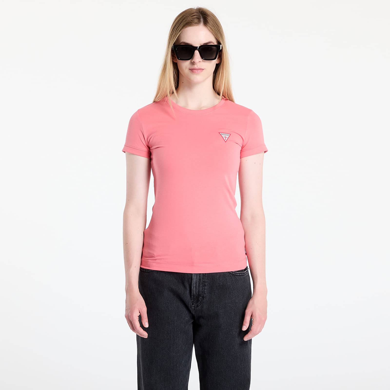 T-särgid GUESS Ss Cn Mini Triangle Tee Pink