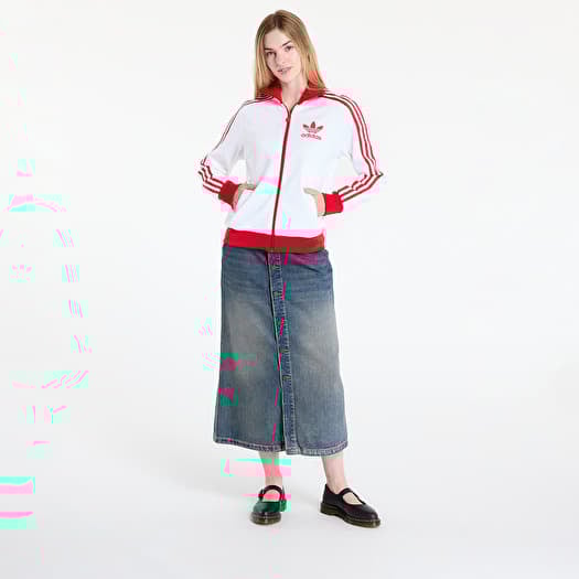 adidas BECKENBAUER 復刻　ベタースカーレット　XS-M Women's Sweatshirts adidas Beckenbauer Track Top White