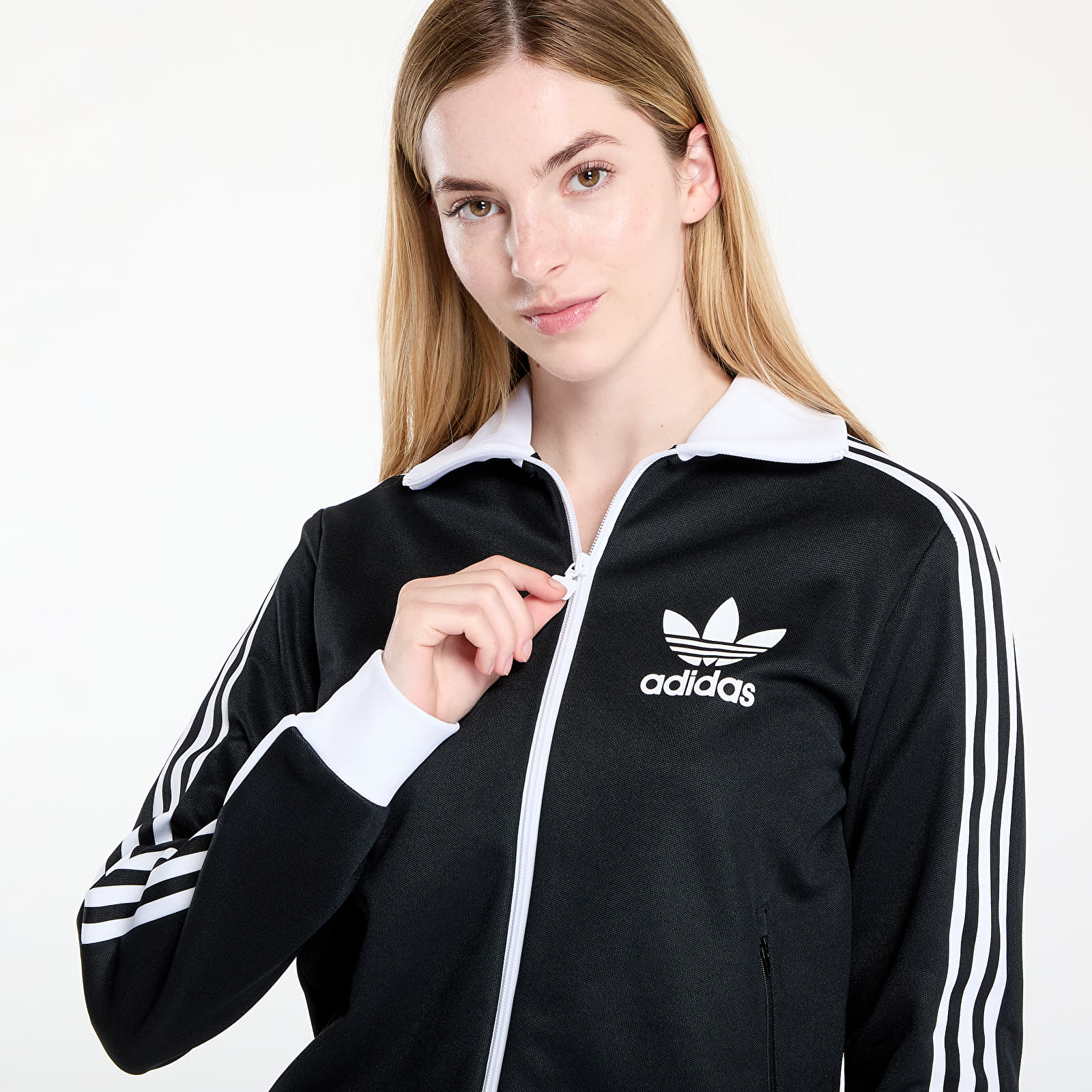 Naiste jakid adidas Beckenbauer Track Top Black/ White