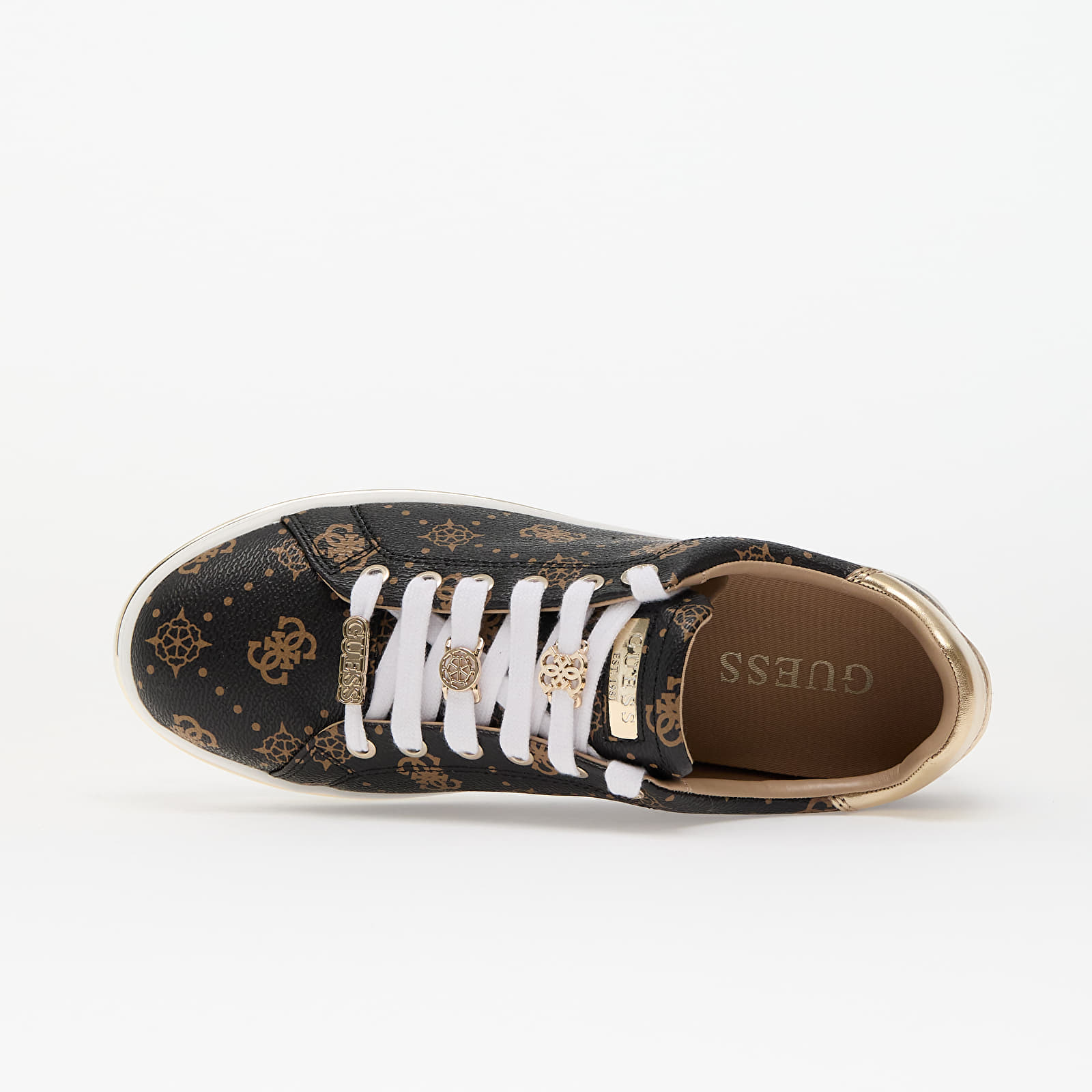 Ženske tenisice GUESS Stasey3 Black/ Brown