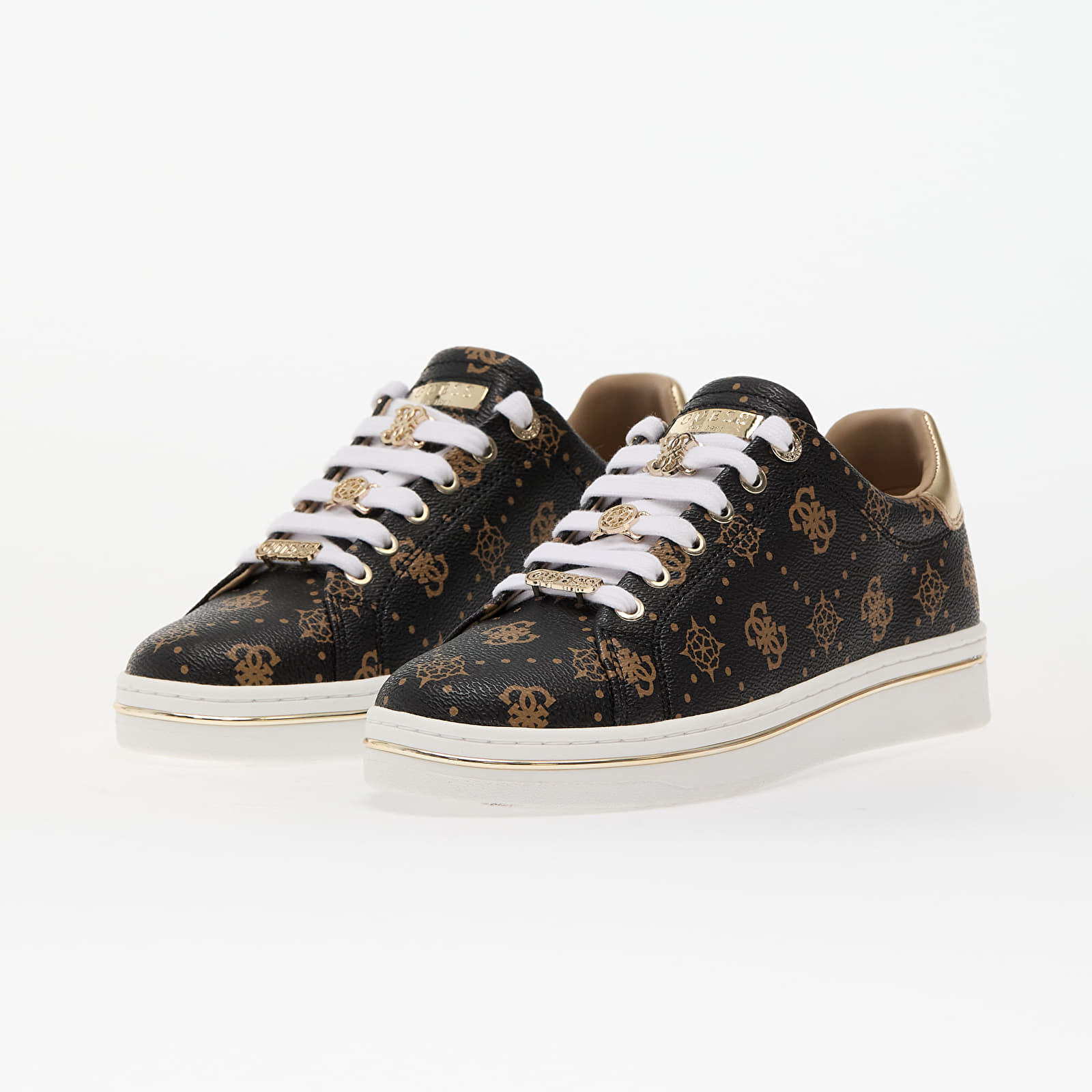 Ženske tenisice GUESS Stasey3 Black/ Brown