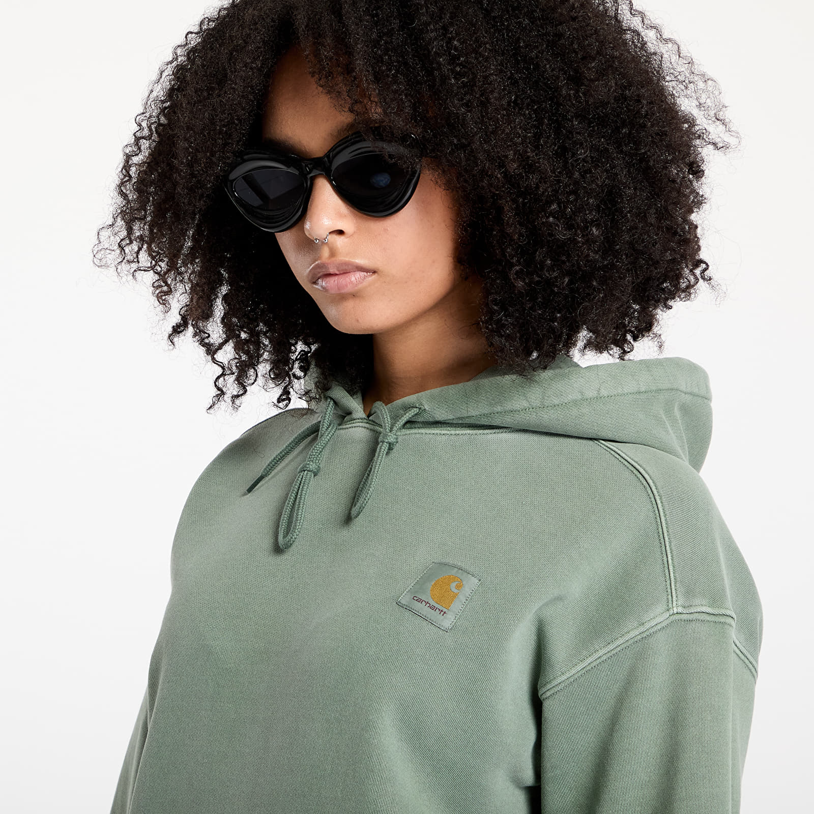 Muške majice Carhartt WIP Hooded Nelson Sweatshirt UNISEX Park