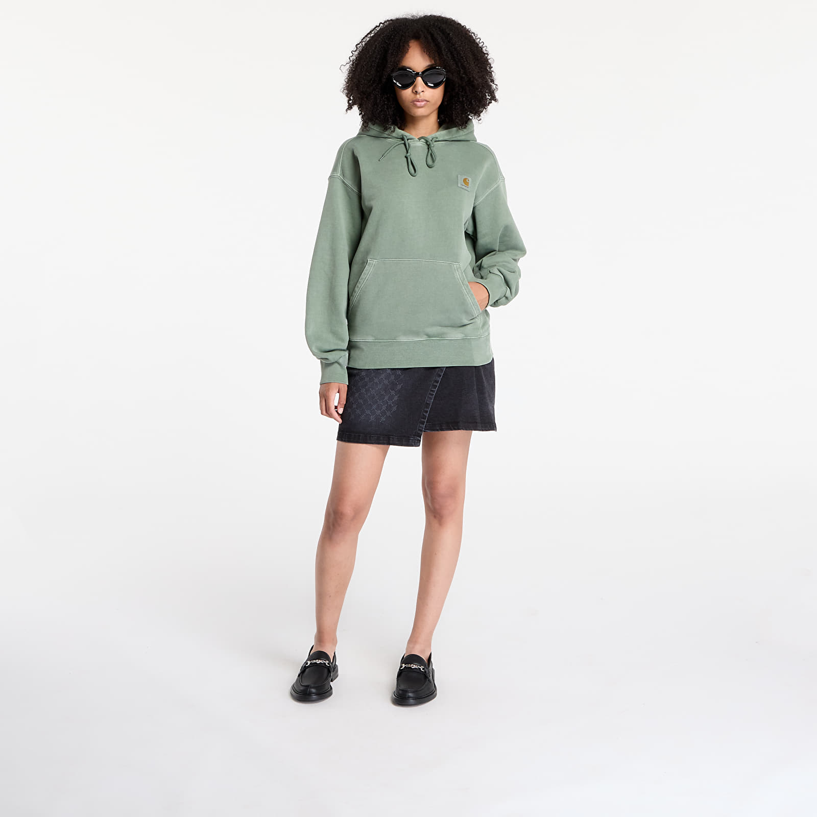 Muške majice Carhartt WIP Hooded Nelson Sweatshirt UNISEX Park