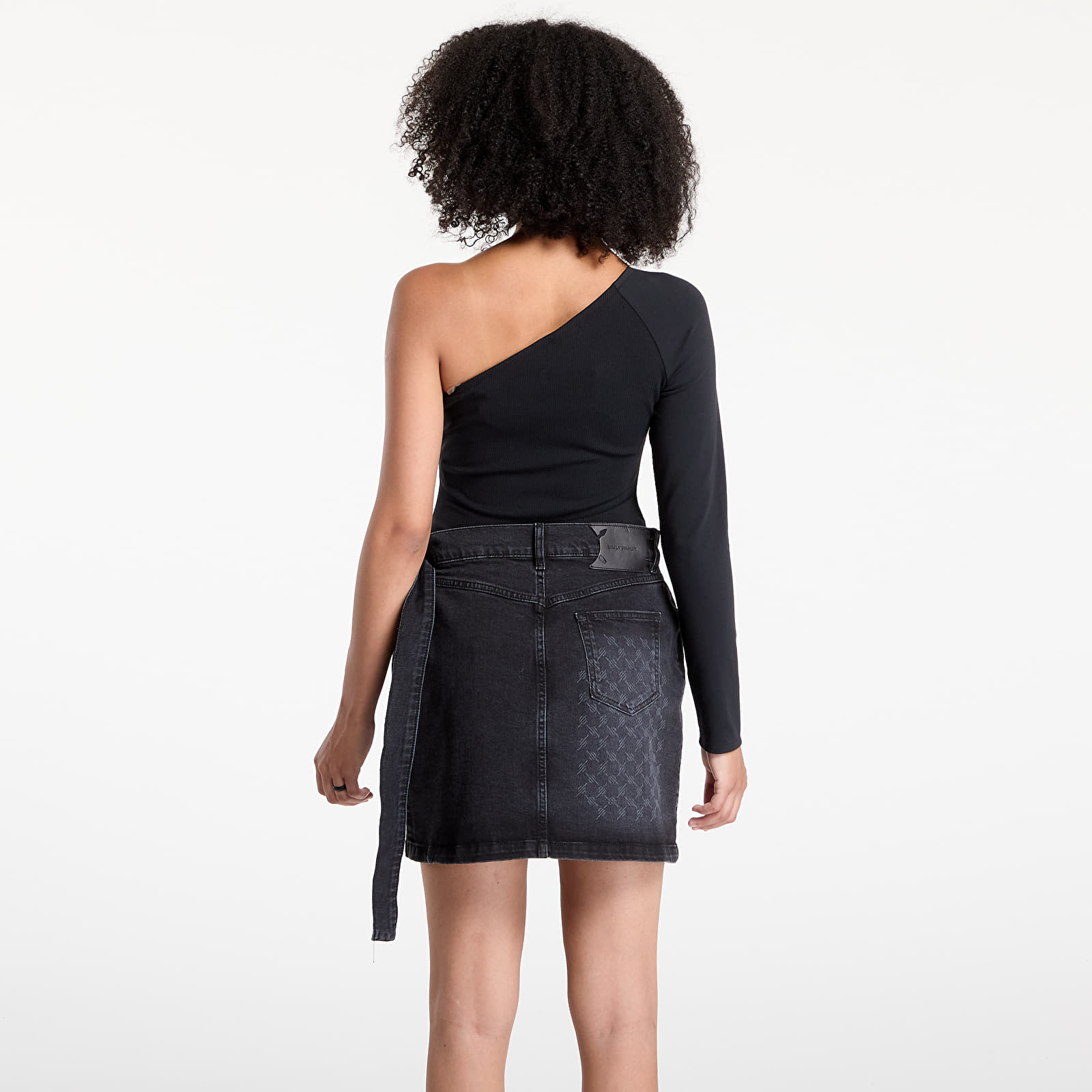Naiste keha adidas Originals Campus 2000 One-Shoulder Bodysuit Black