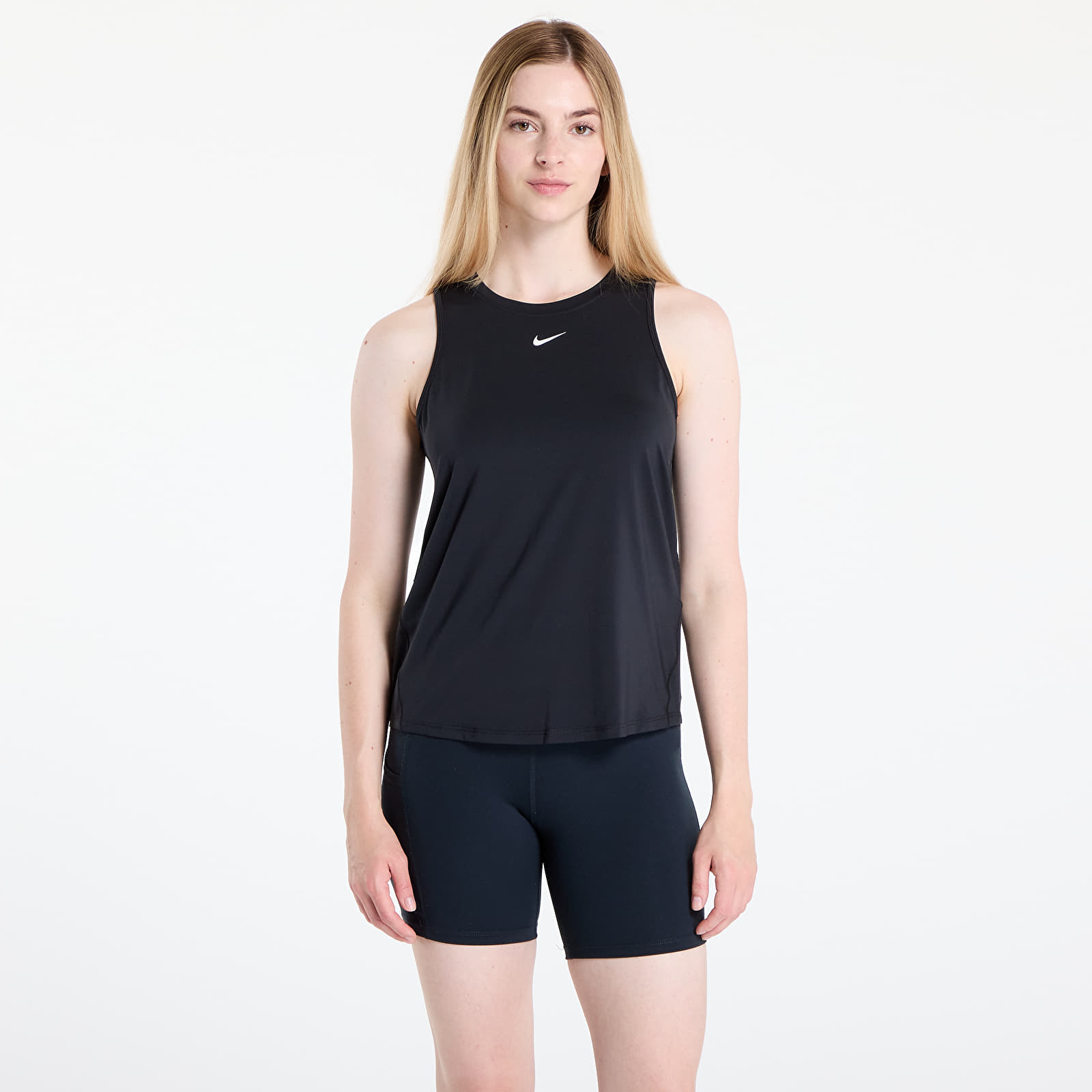 Ženska majica bez rukava Nike One Classic Women's Dri-FIT Tank Top Black/ White