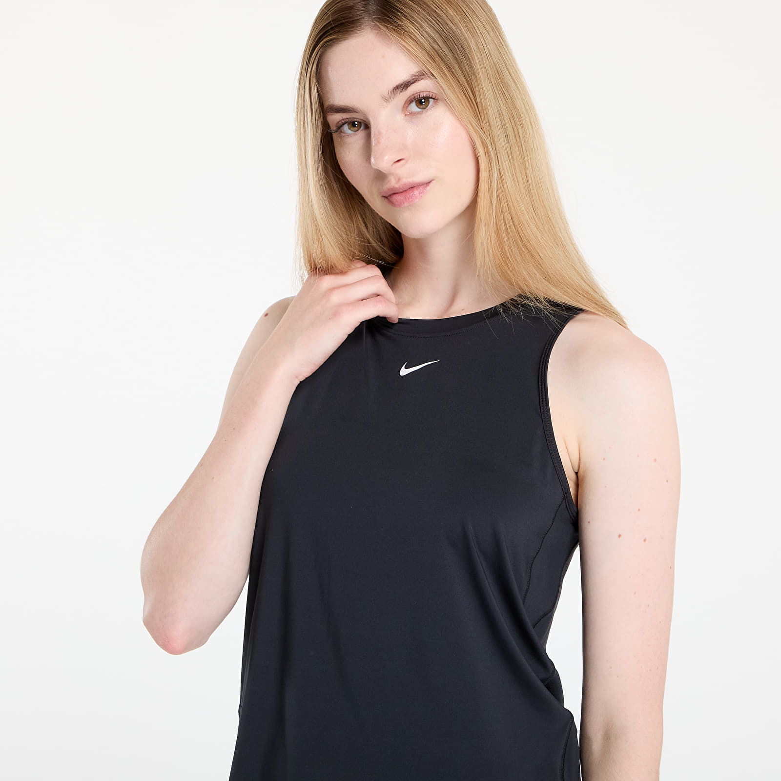 Ženska majica bez rukava Nike One Classic Women's Dri-FIT Tank Top Black/ White