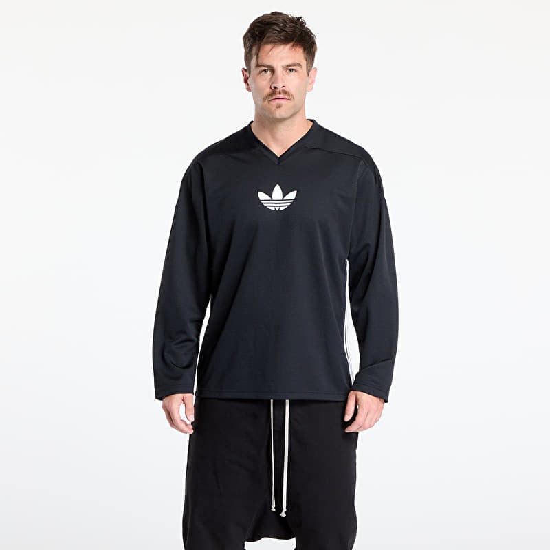 Camiseta adidas Originals Adicolor Mesh Long Sleeve Black/ White