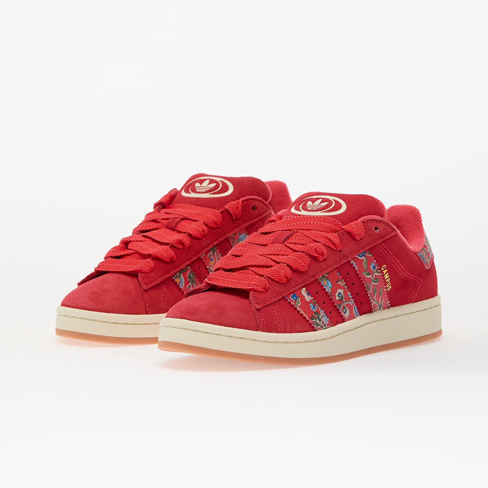 Women's sneakers and shoes adidas x Liberty London Campus 00s W Selure/ Crew White/ Gold Metallic
