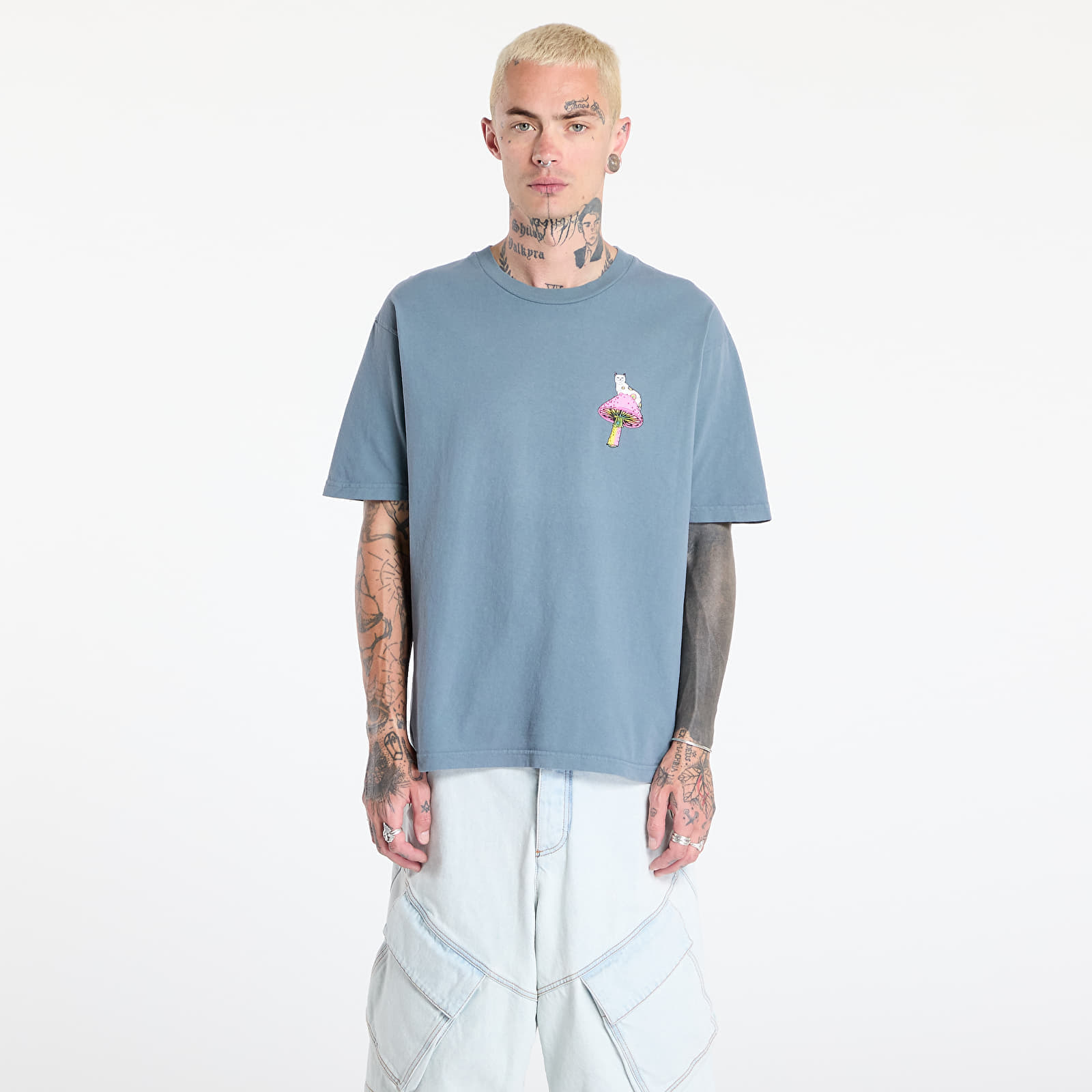 T-shirt RIPNDIP Psychedelic Tee Light Charcoal XL