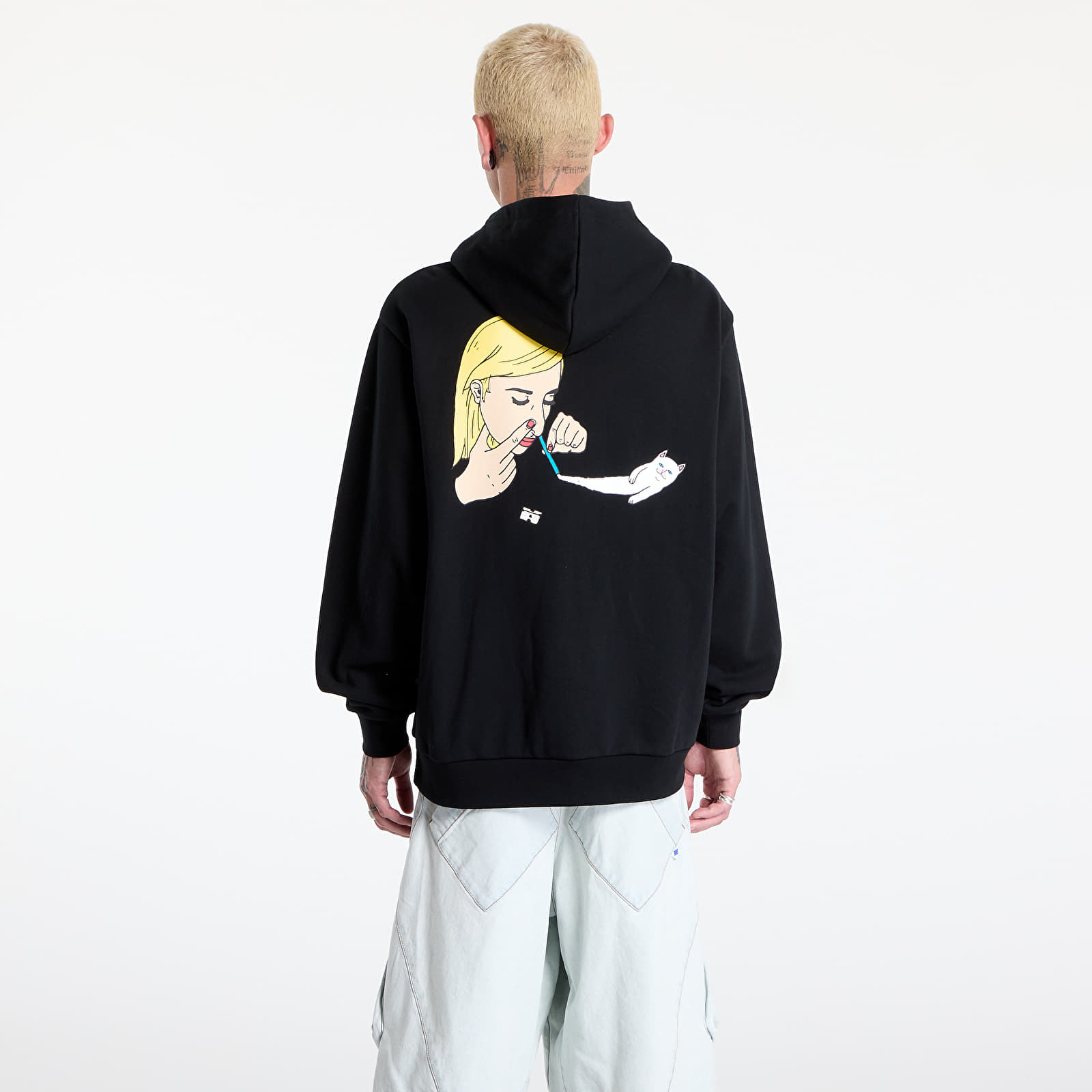 Herren-Sweatshirts RIPNDIP Coconerm Hoodie Black