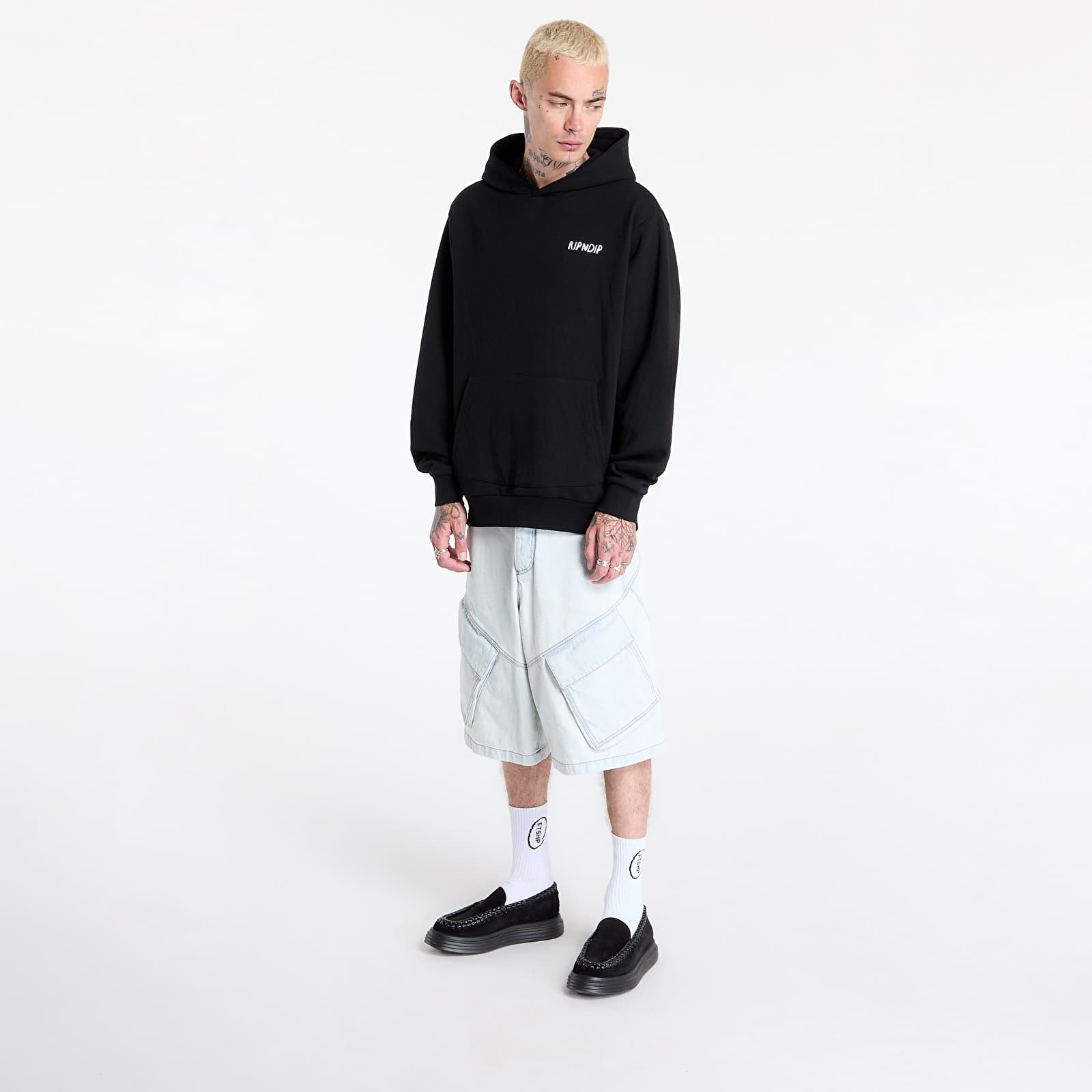 Herren-Sweatshirts RIPNDIP Coconerm Hoodie Black