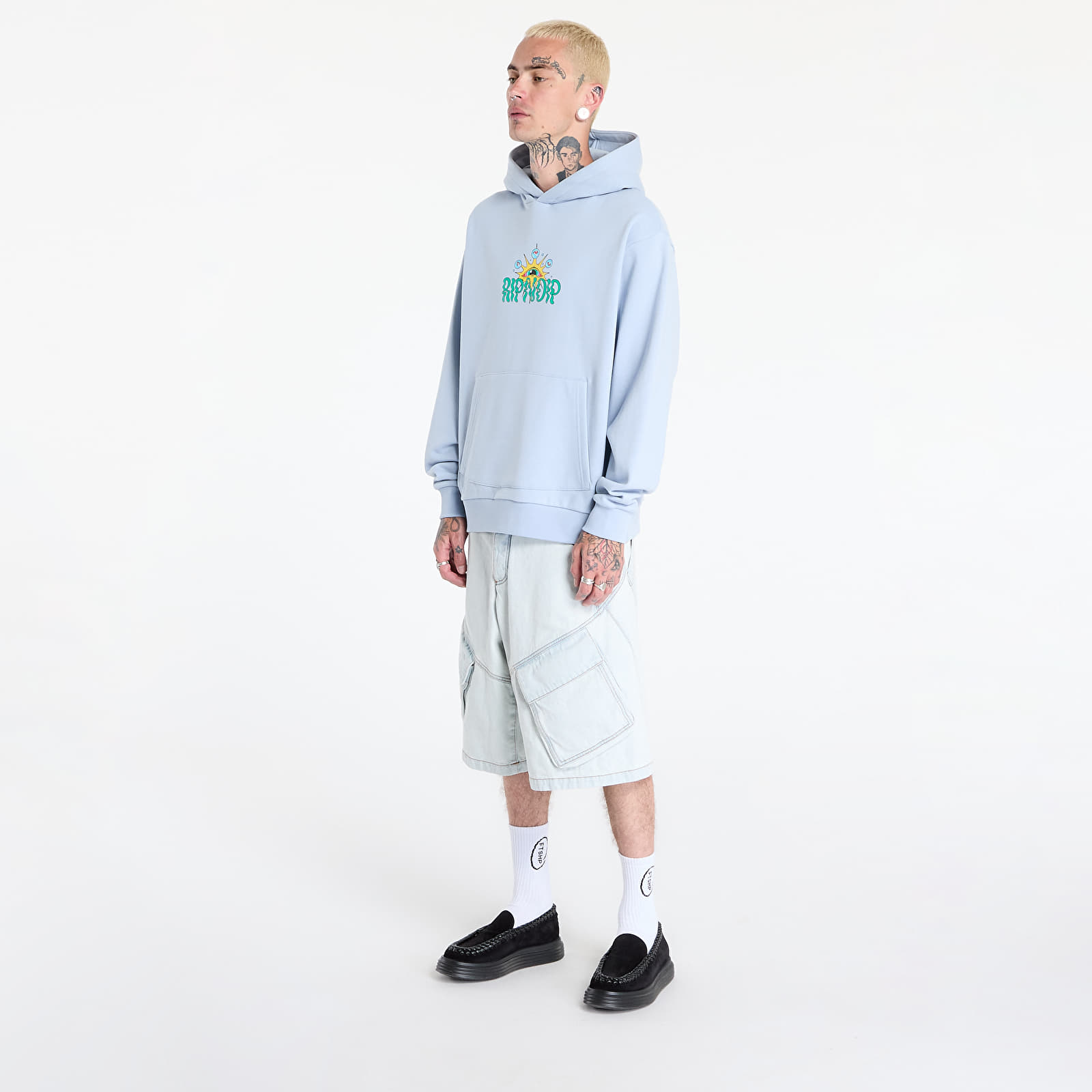 Men's sweatshirts RIPNDIP Mind Games Hoodie Powder Blue