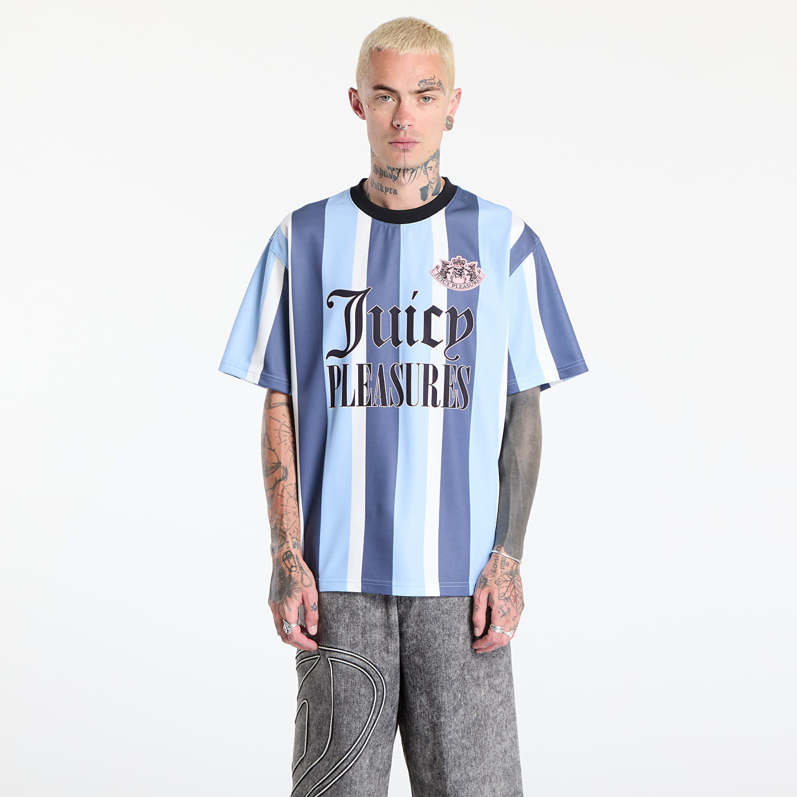 Tricou PLEASURES Jpfc Sport Shirt Blue XXL