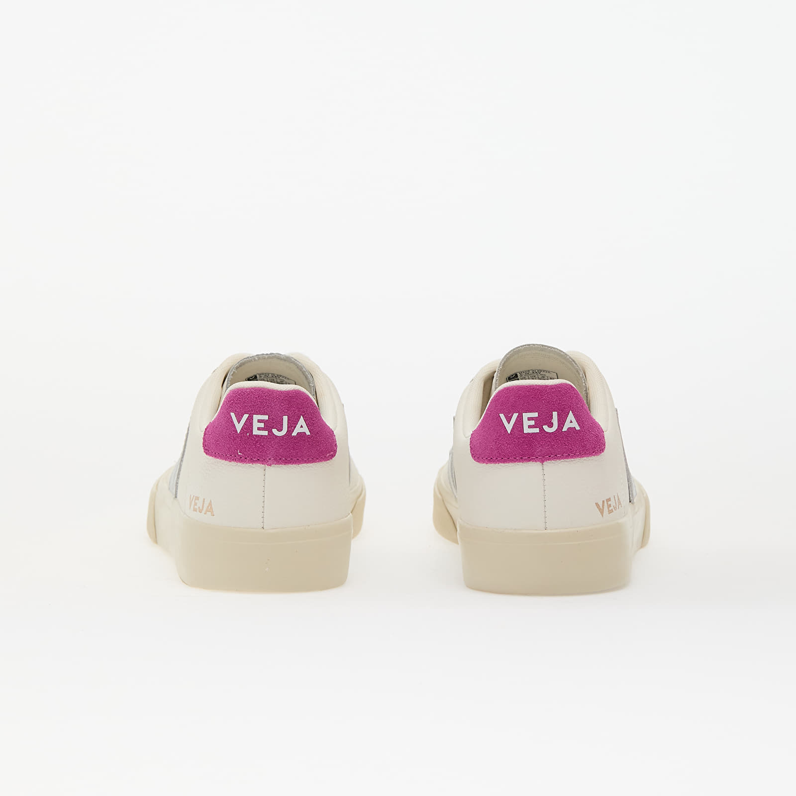Sneakers und Schuhe für Frauen Veja W Campo Leather Whi_Silver_Ultraviolet