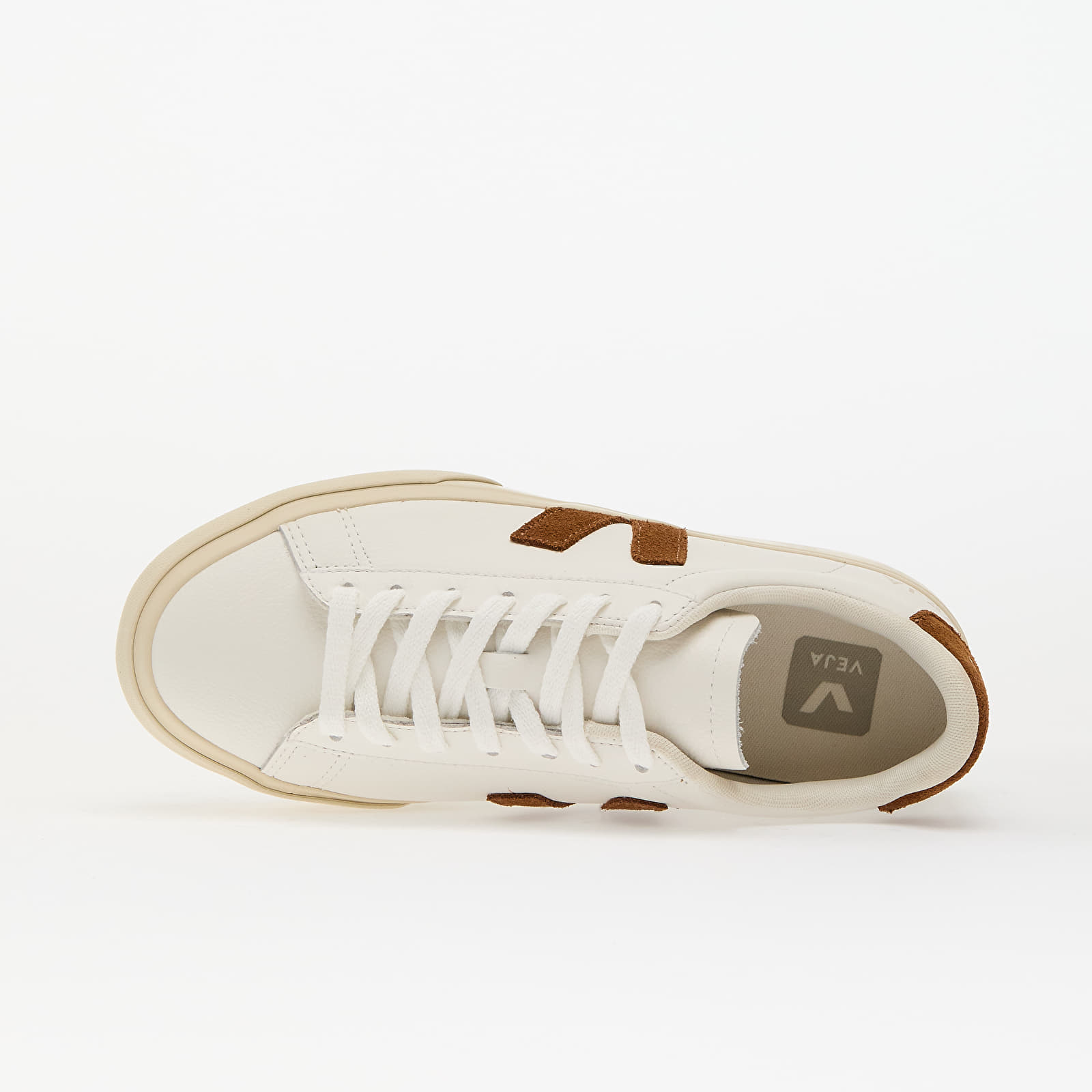 Sneakers und Schuhe für Frauen Veja W Campo Leather White_Cognac