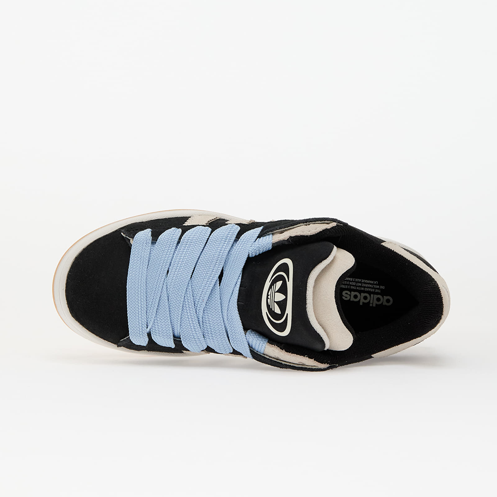 Women's sneakers and shoes adidas Campus 00s Double W Core Black/ Off White/ Gum