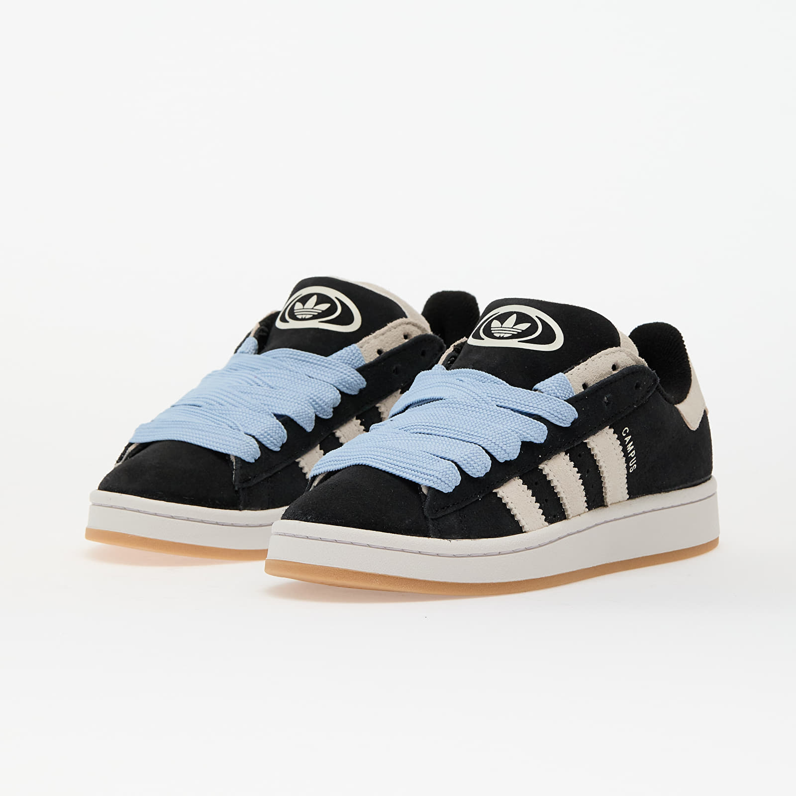 Women's sneakers and shoes adidas Campus 00s Double W Core Black/ Off White/ Gum