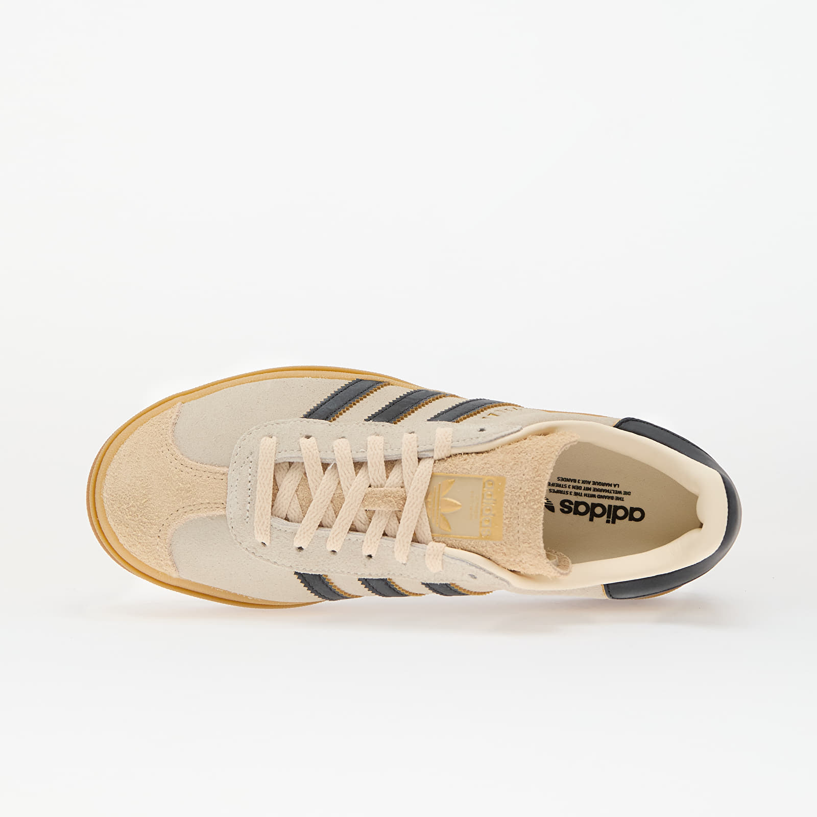 Ženske tenisice adidas Gazelle Bold W Crew White/ Core Black/ Sand Strata