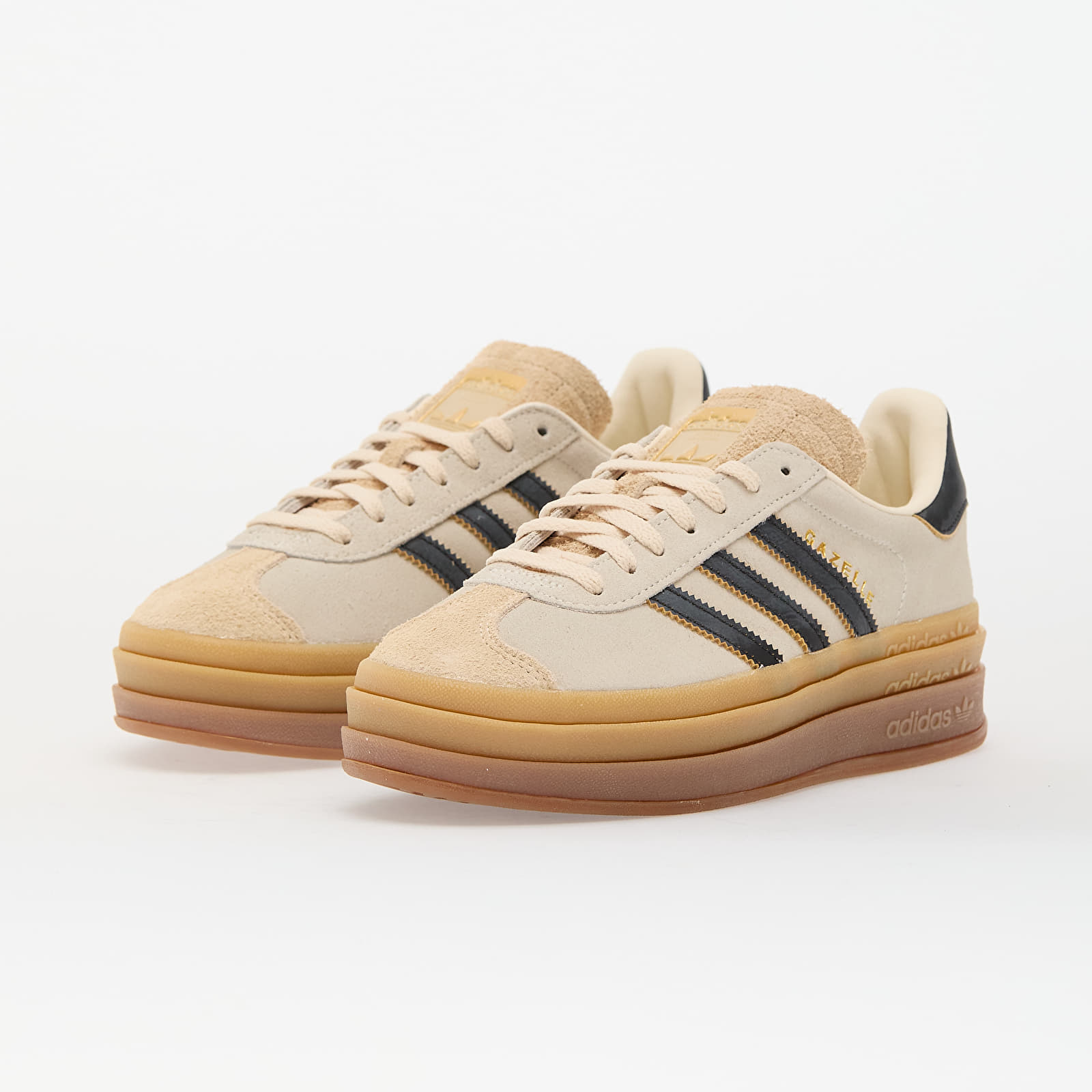Ženske tenisice adidas Gazelle Bold W Crew White/ Core Black/ Sand Strata