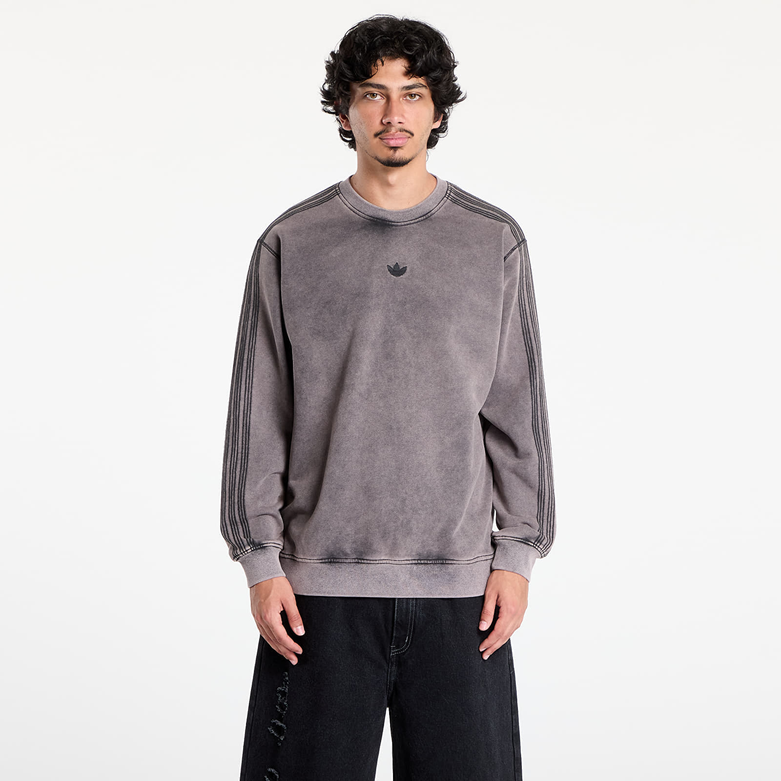 Hanorac adidas Premium Essentials Retro Washed Crew Black S