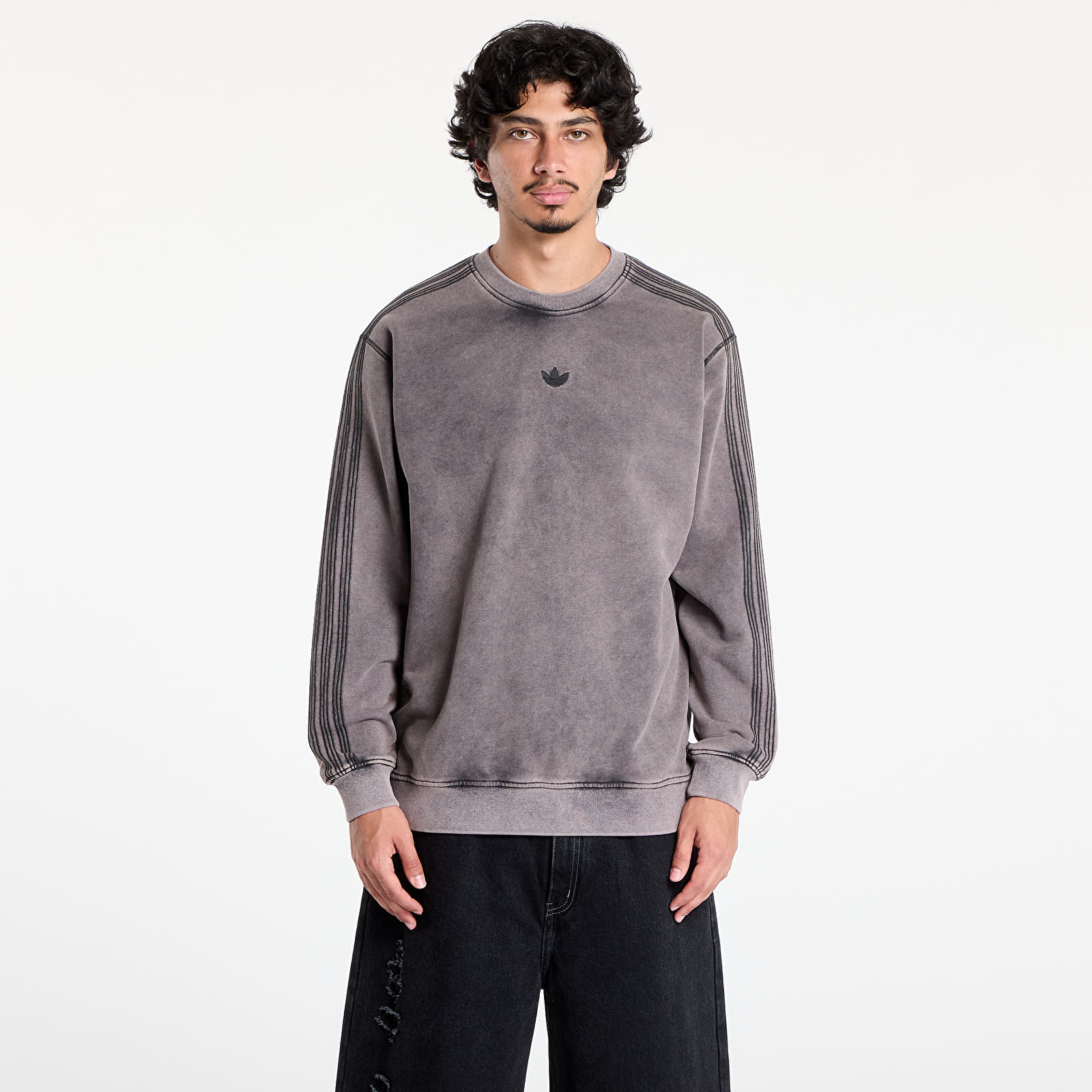Vīriešu džemperi adidas Premium Essentials Retro Washed Crew Black